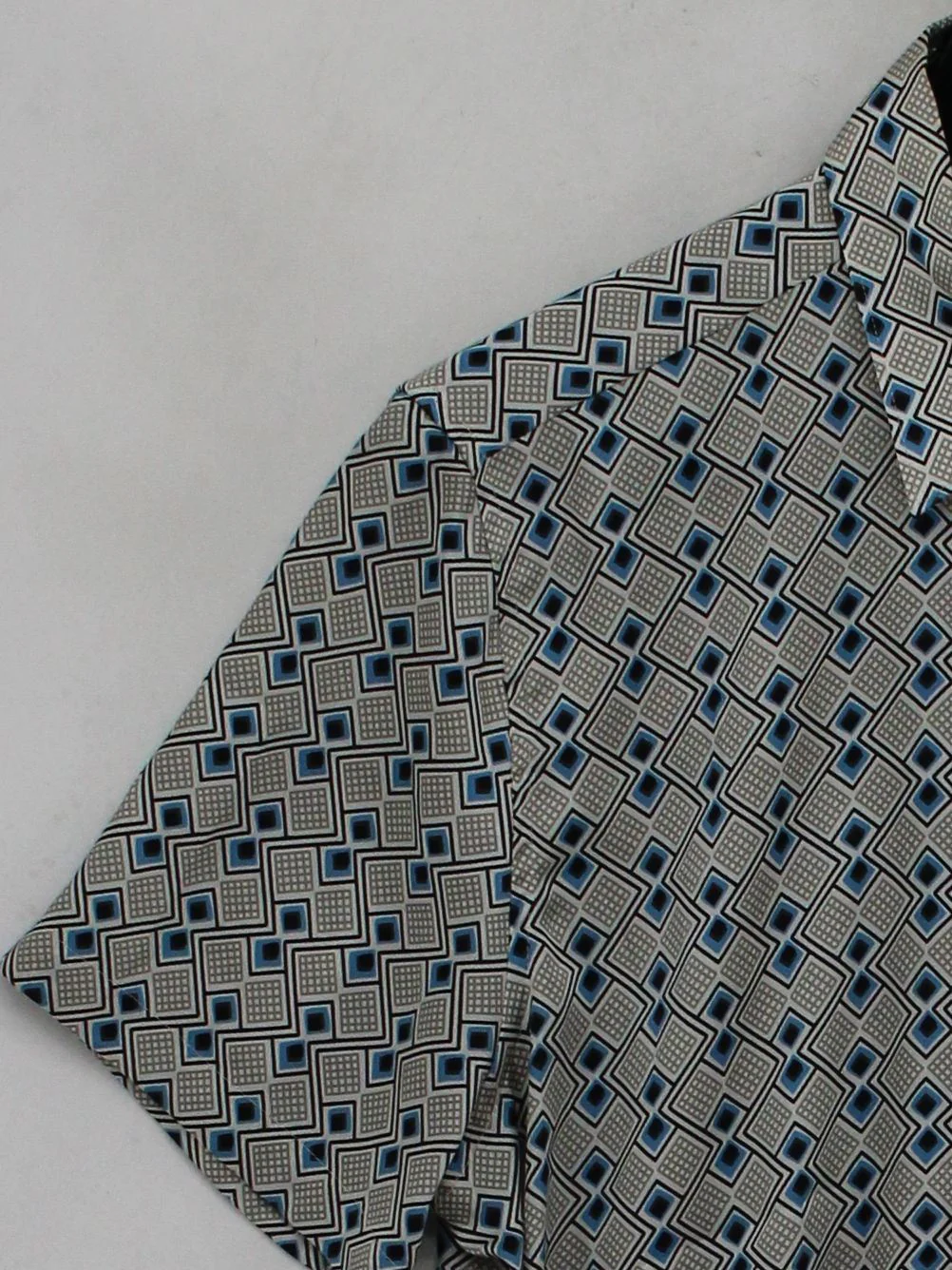 Reiss Men's Shirt S Multi Geometric 100% Polyester Basic - Image 4