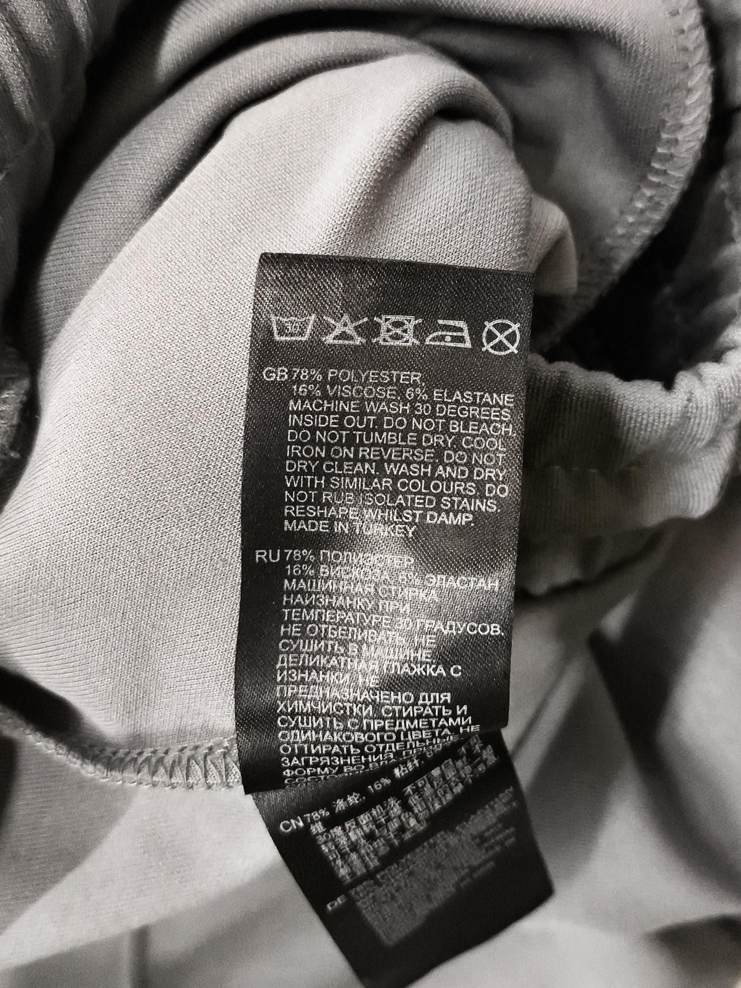 Reiss Men's Sports Bottoms M Grey Polyester with Viscose, Elastane Sweatpants - Image 6