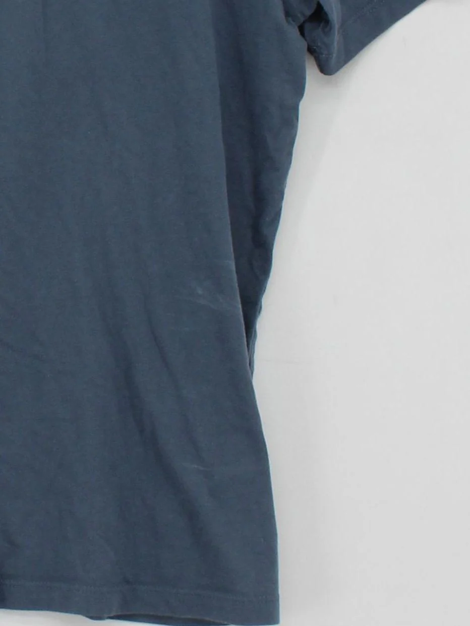 Reiss Men's T-Shirt L Blue 100% Cotton Basic - Image 4