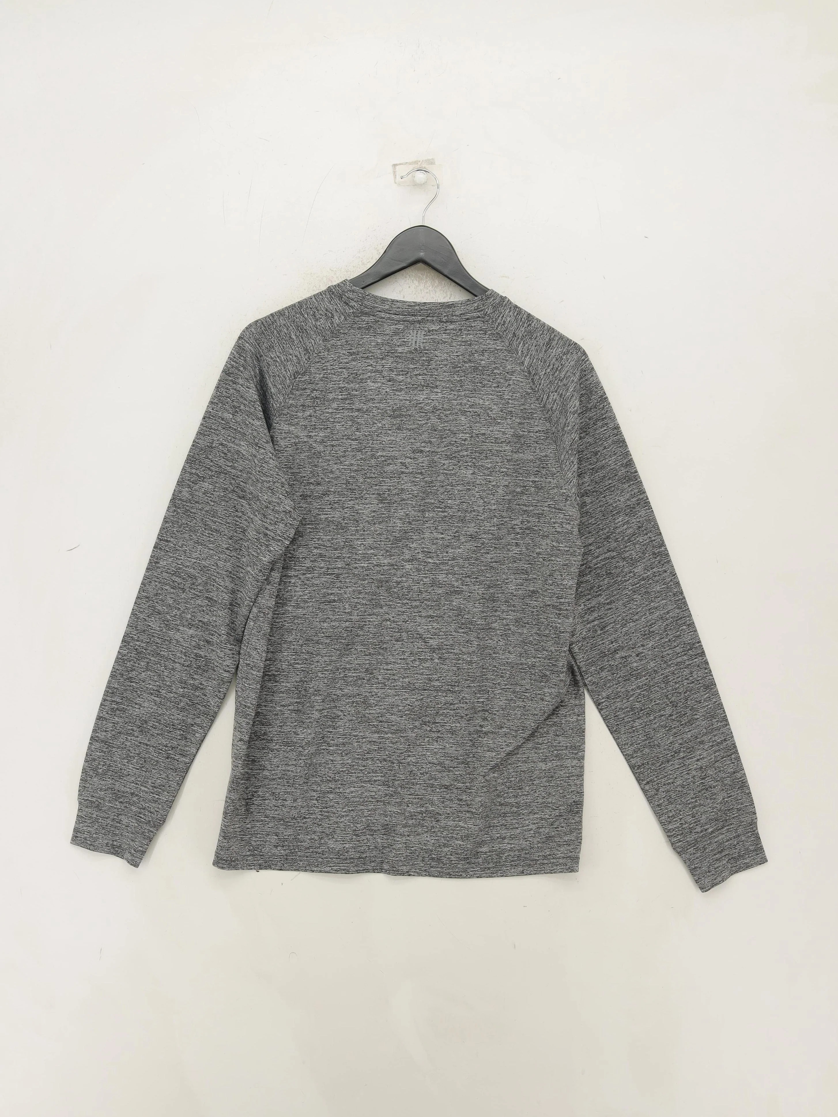 Reiss Men's T-Shirt L Grey Polyester with Viscose Basic - Image 2