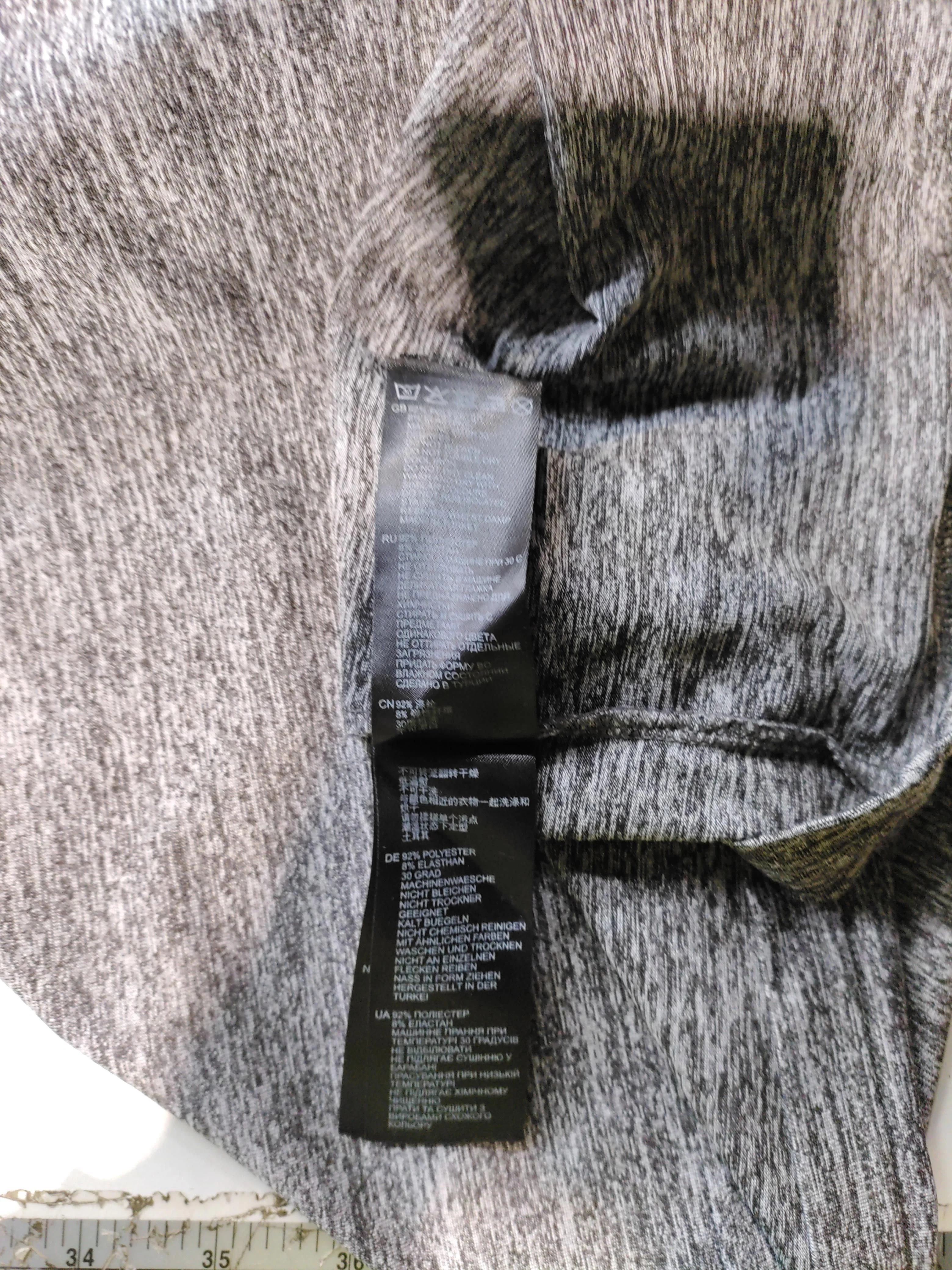Reiss Men's T-Shirt L Grey Polyester with Viscose Basic - Image 6