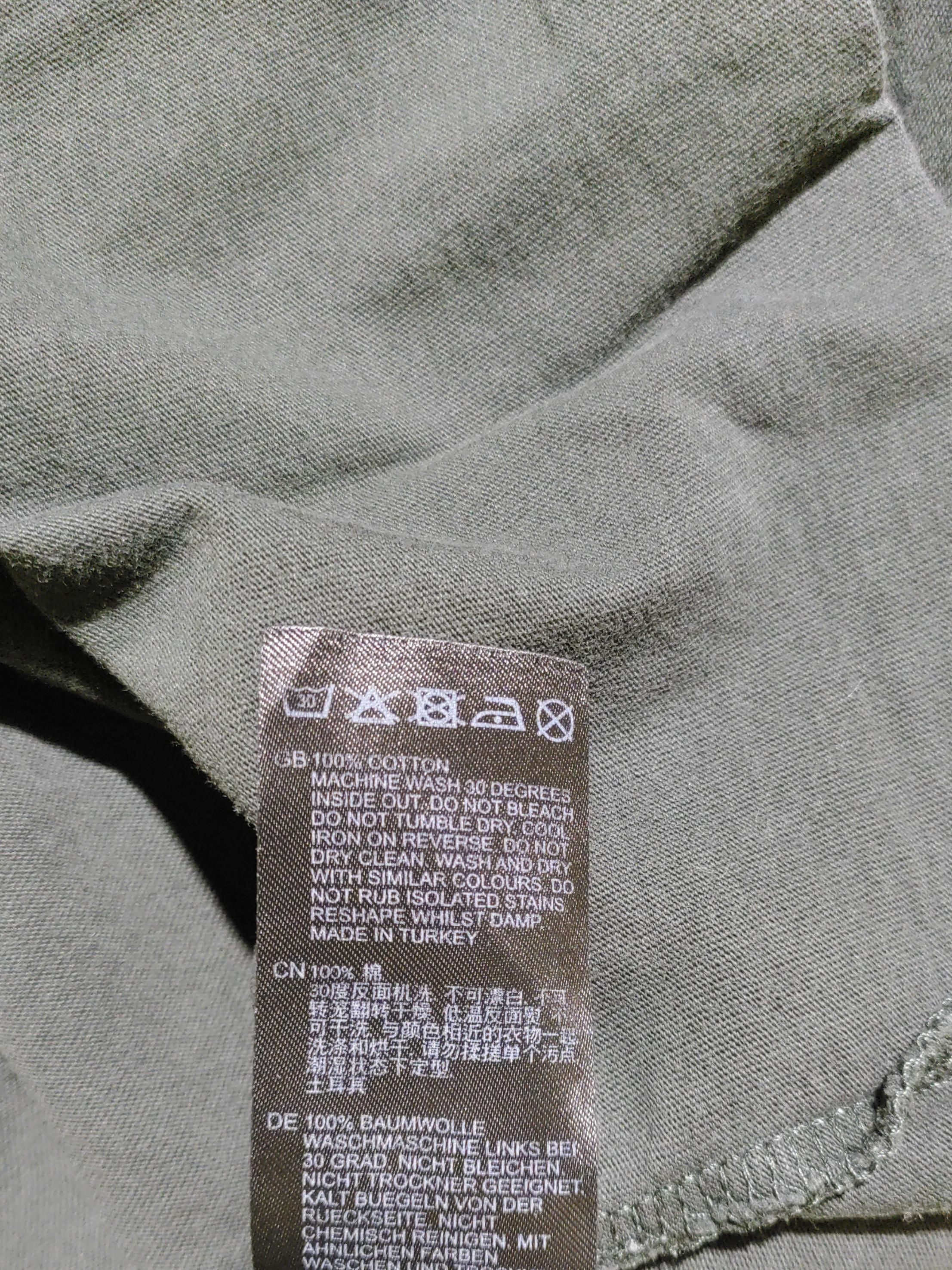 Reiss Men's T-Shirt M Green 100% Cotton Basic - Image 7
