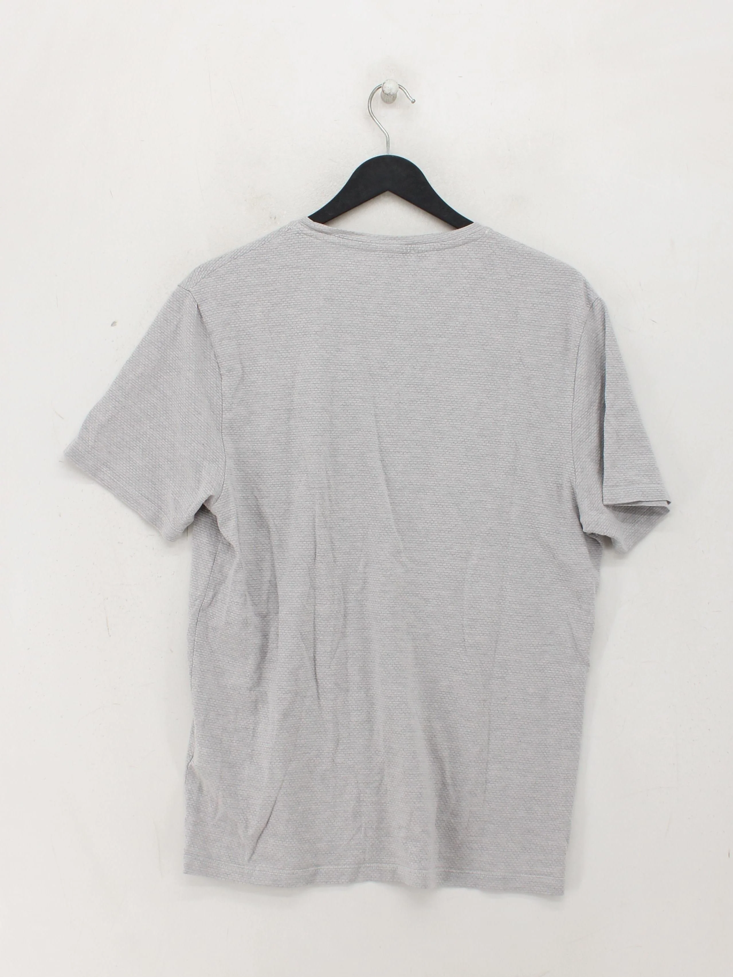 Reiss Men's T-Shirt M Grey Cotton with Polyester Basic - Image 2