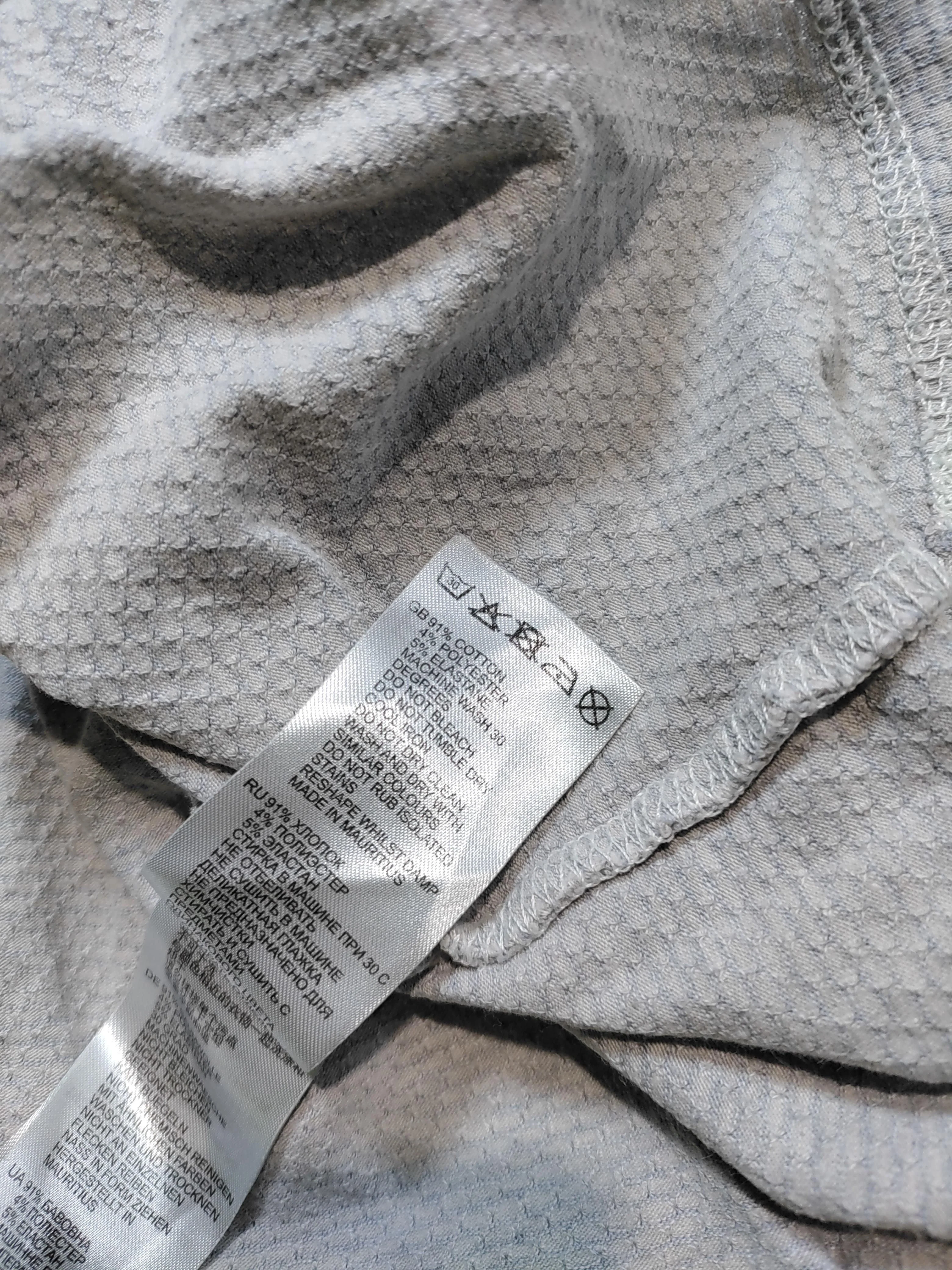 Reiss Men's T-Shirt M Grey Cotton with Polyester Basic - Image 7