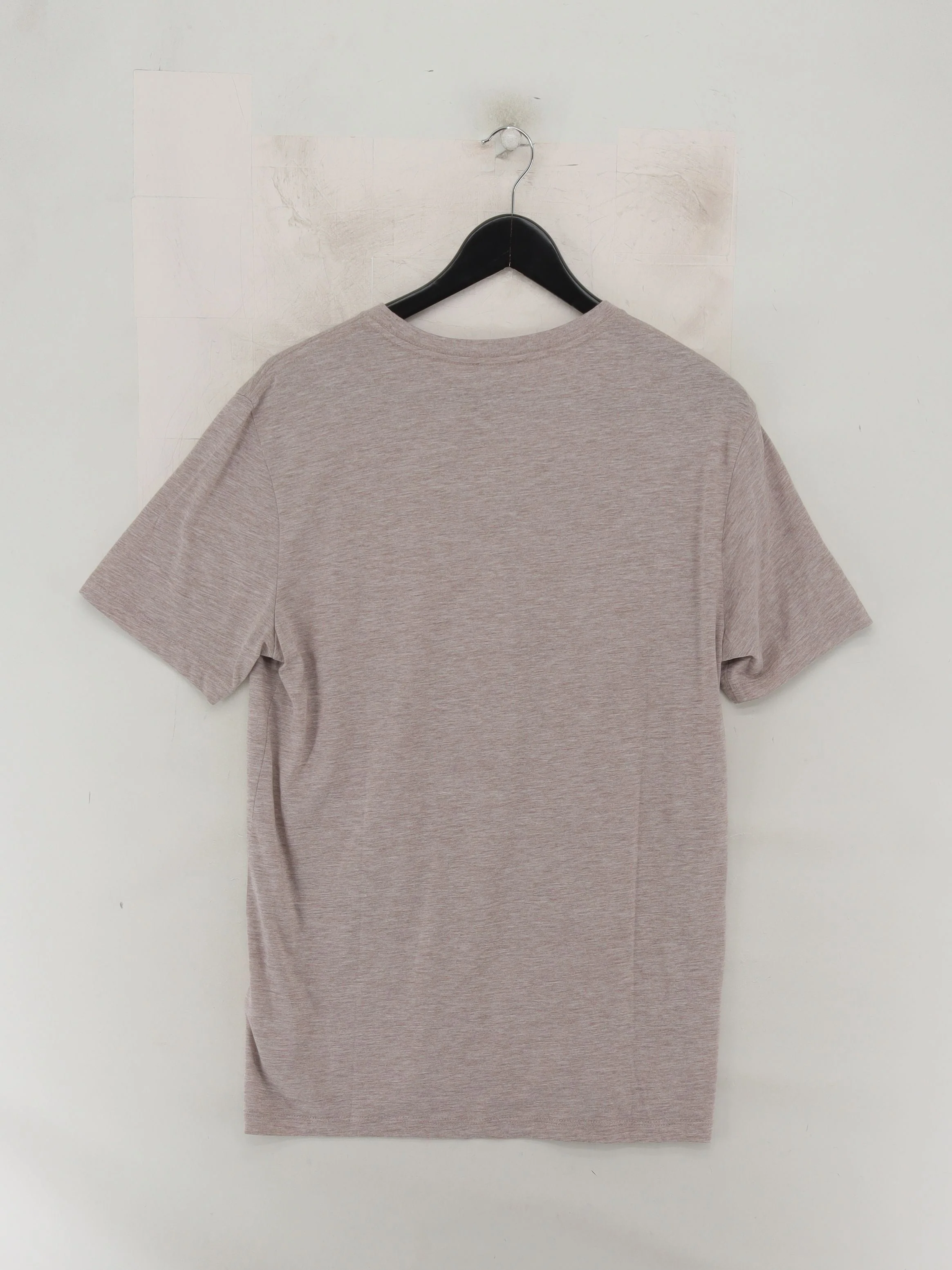 Reiss Men's T-Shirt M Tan Cotton with Polyester Basic - Image 2