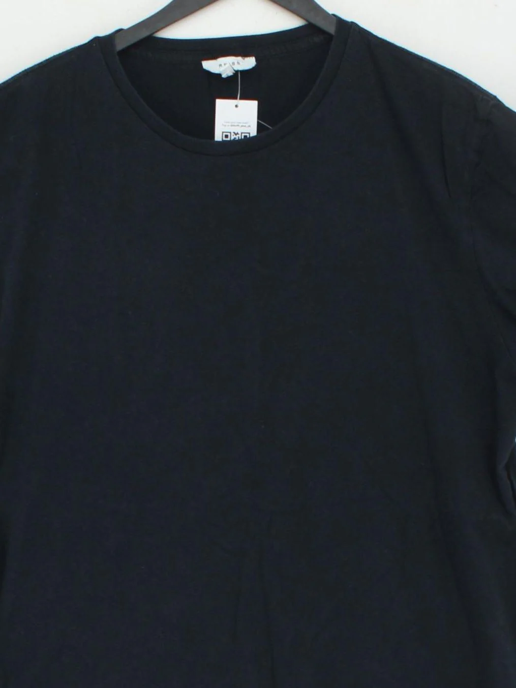 Reiss Men's T-Shirt XL Black 100% Cotton Basic - Image 3