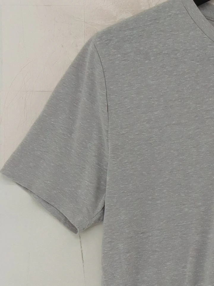 Reiss Men's T-Shirt XS Grey Polyester with Viscose Basic - Image 4