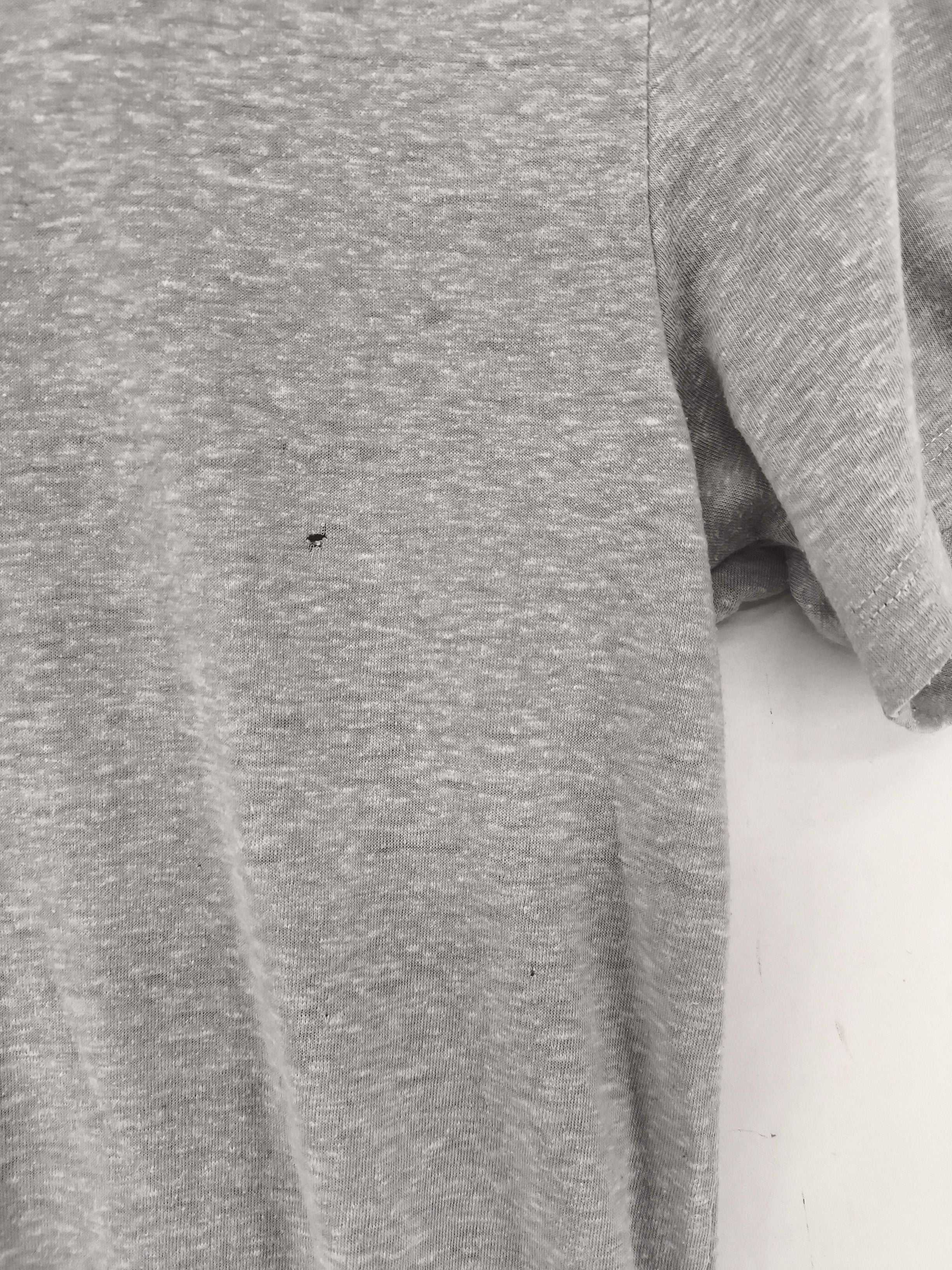 Reiss Men's T-Shirt XS Grey Polyester with Viscose Basic - Image 5