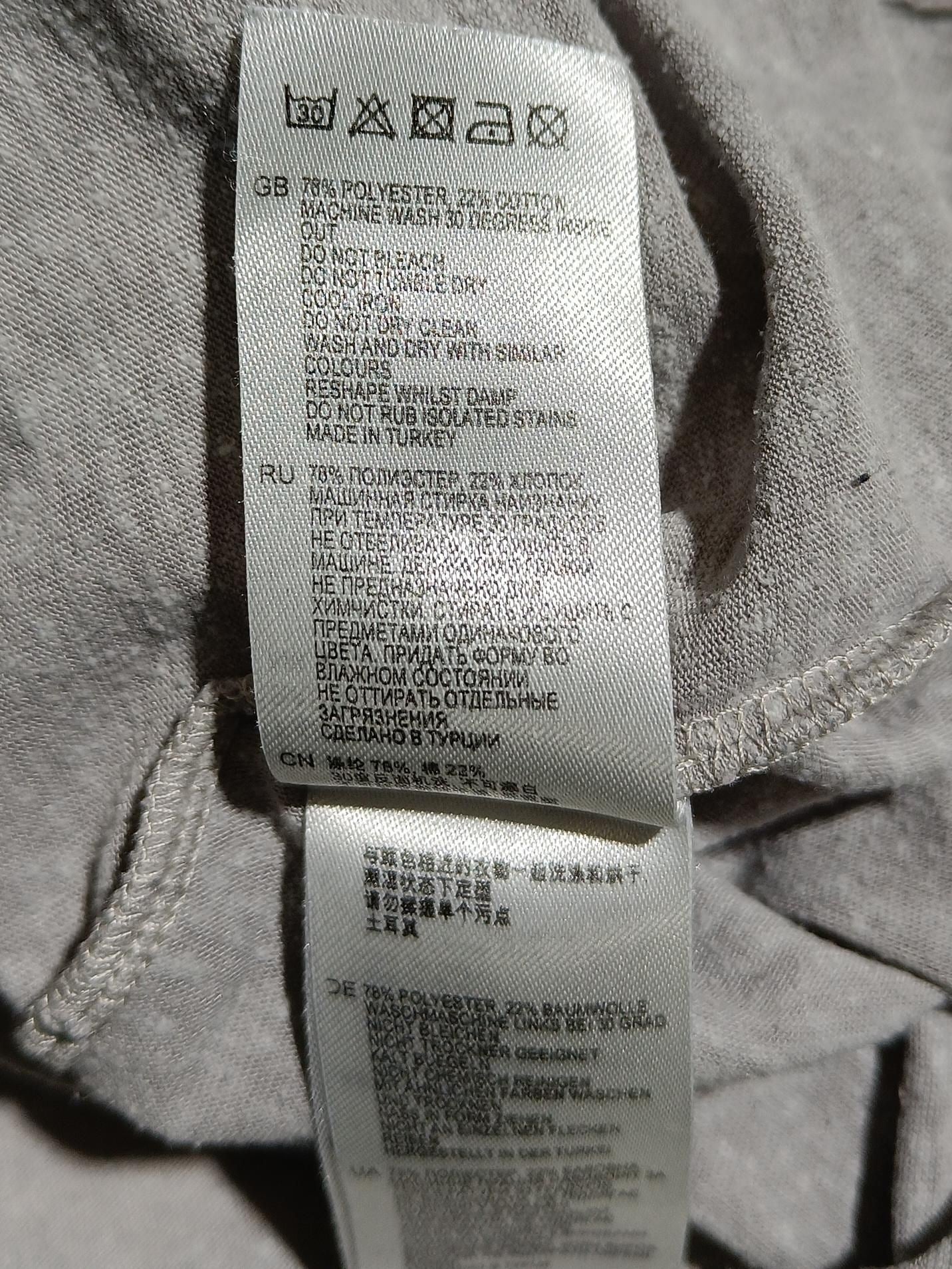 Reiss Men's T-Shirt XS Grey Polyester with Viscose Basic - Image 7