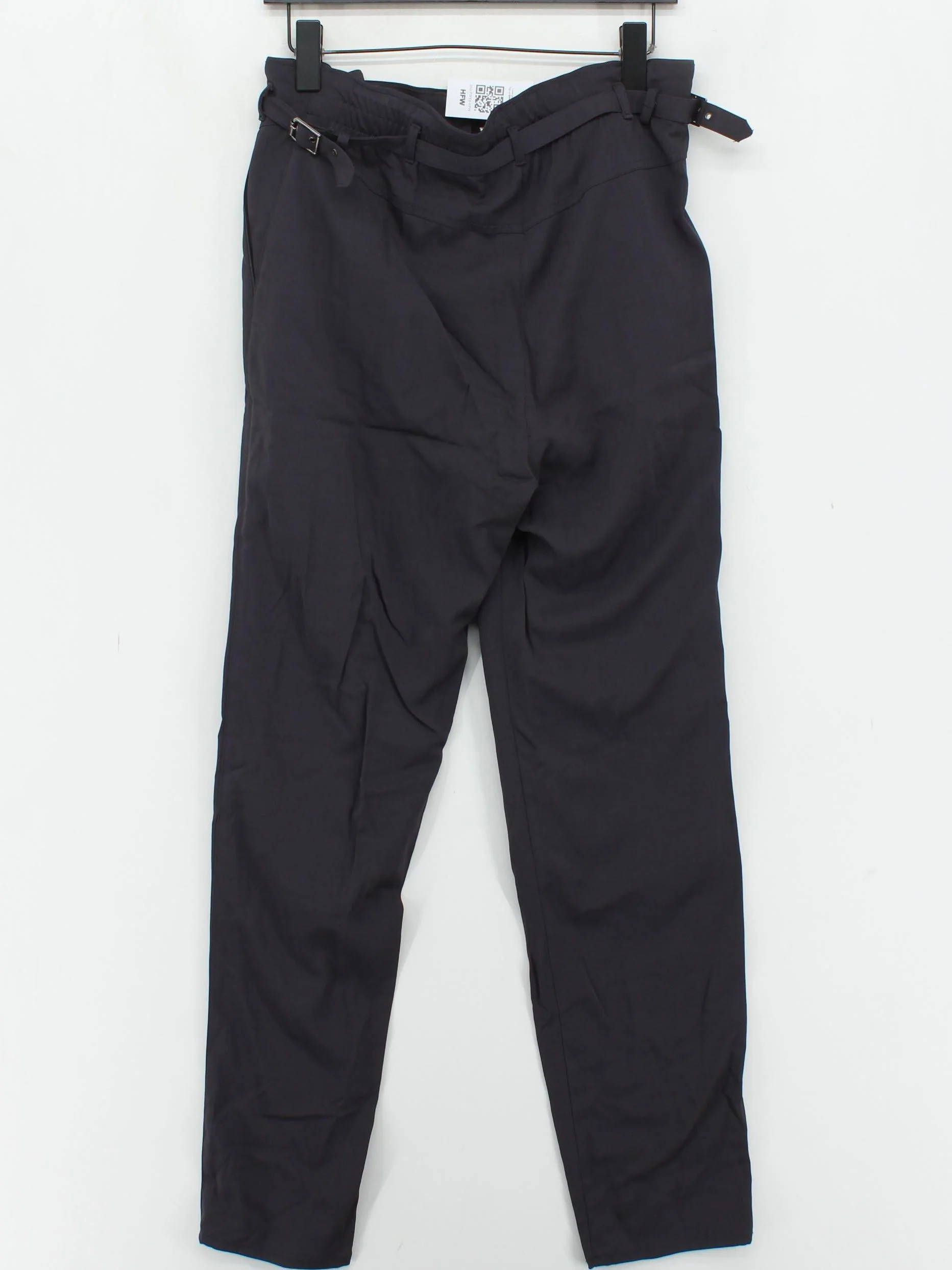 Reiss Men's Trousers L Black Viscose with Wool, Elastane Straight Chino - Image 2
