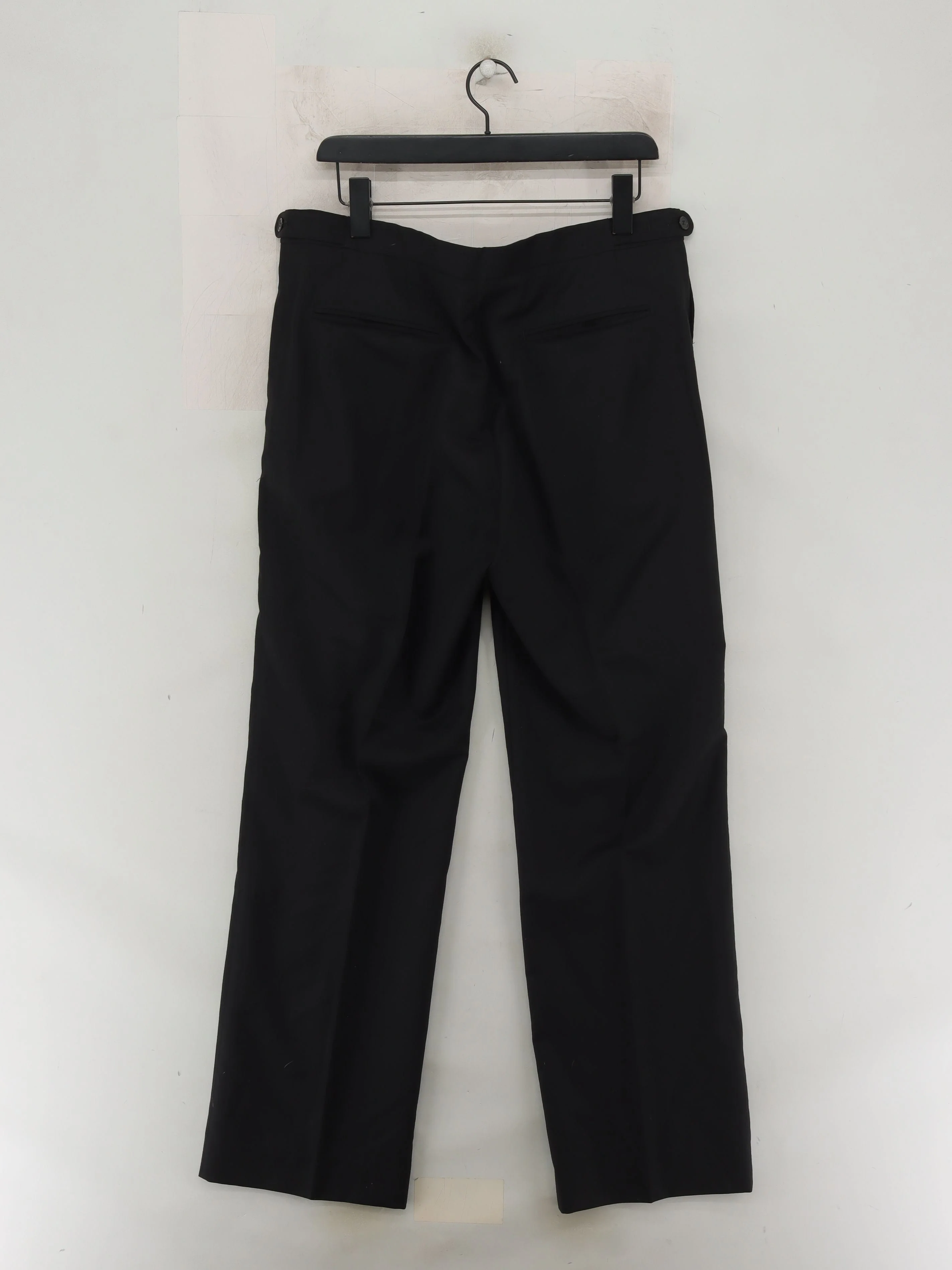 Reiss Men's Trousers M Black 100% Wool Straight Chino - Image 2