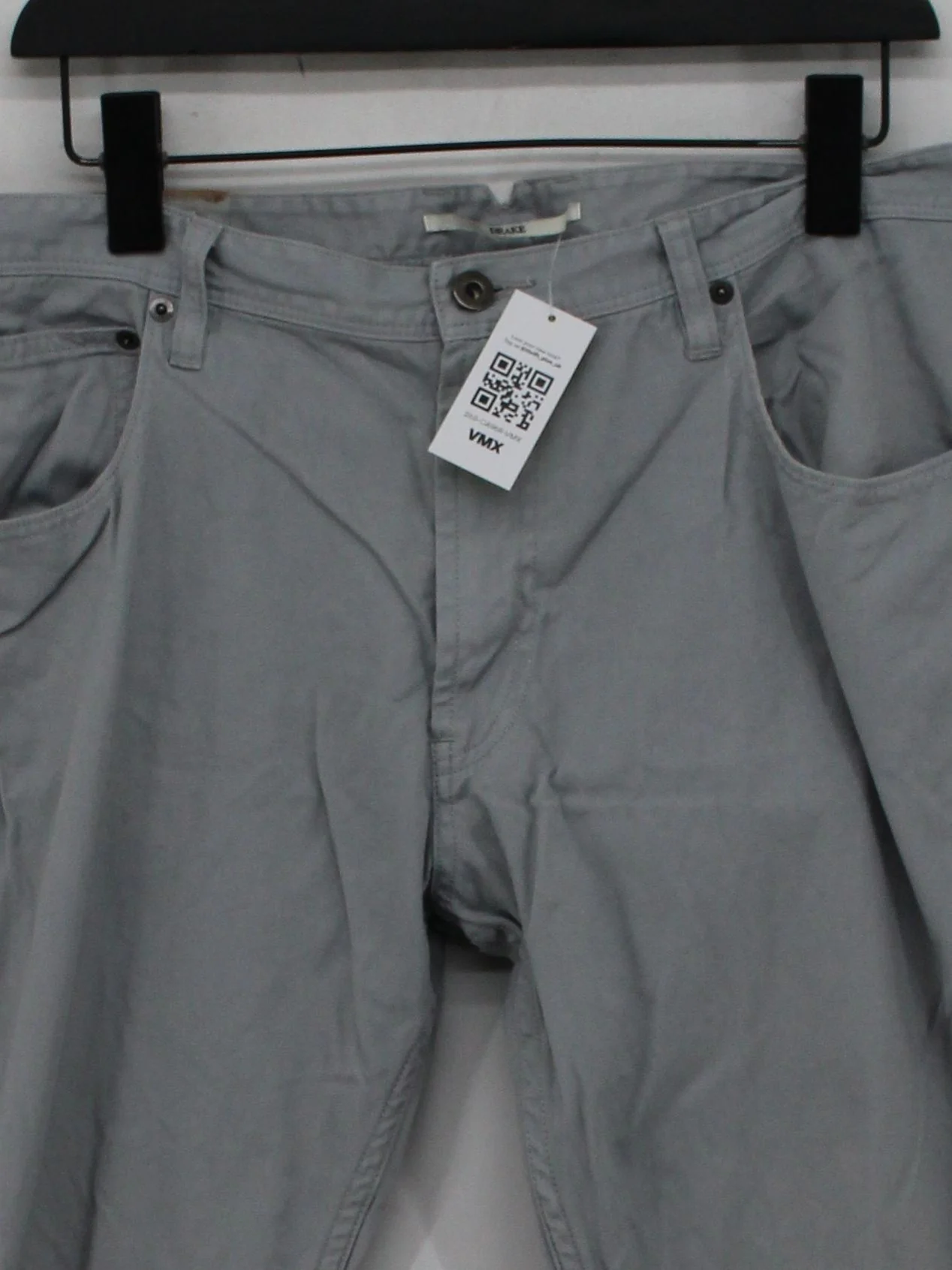 Reiss Men's Trousers M Grey 100% Cotton Straight Chino - Image 3