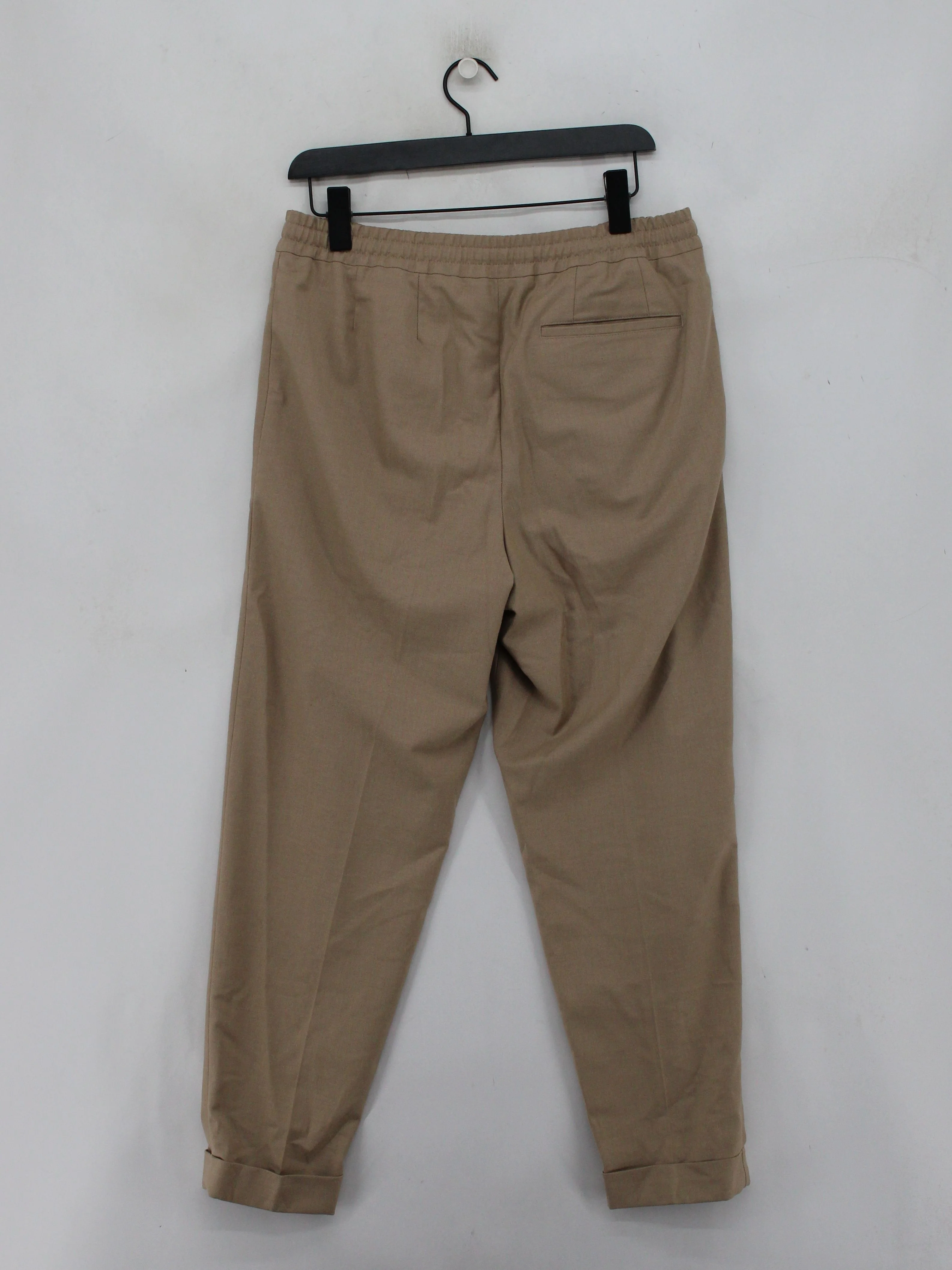 Reiss Men's Trousers W 32 in Tan Polyester with Viscose, Elastane Tapered Chino - Image 2