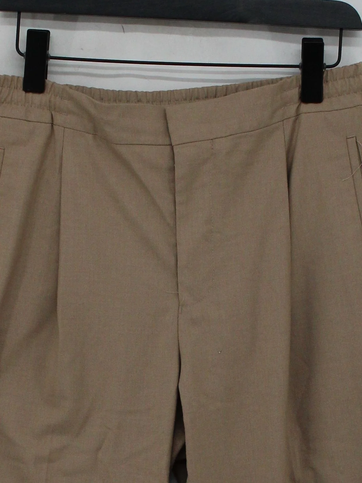Reiss Men's Trousers W 32 in Tan Polyester with Viscose, Elastane Tapered Chino - Image 3