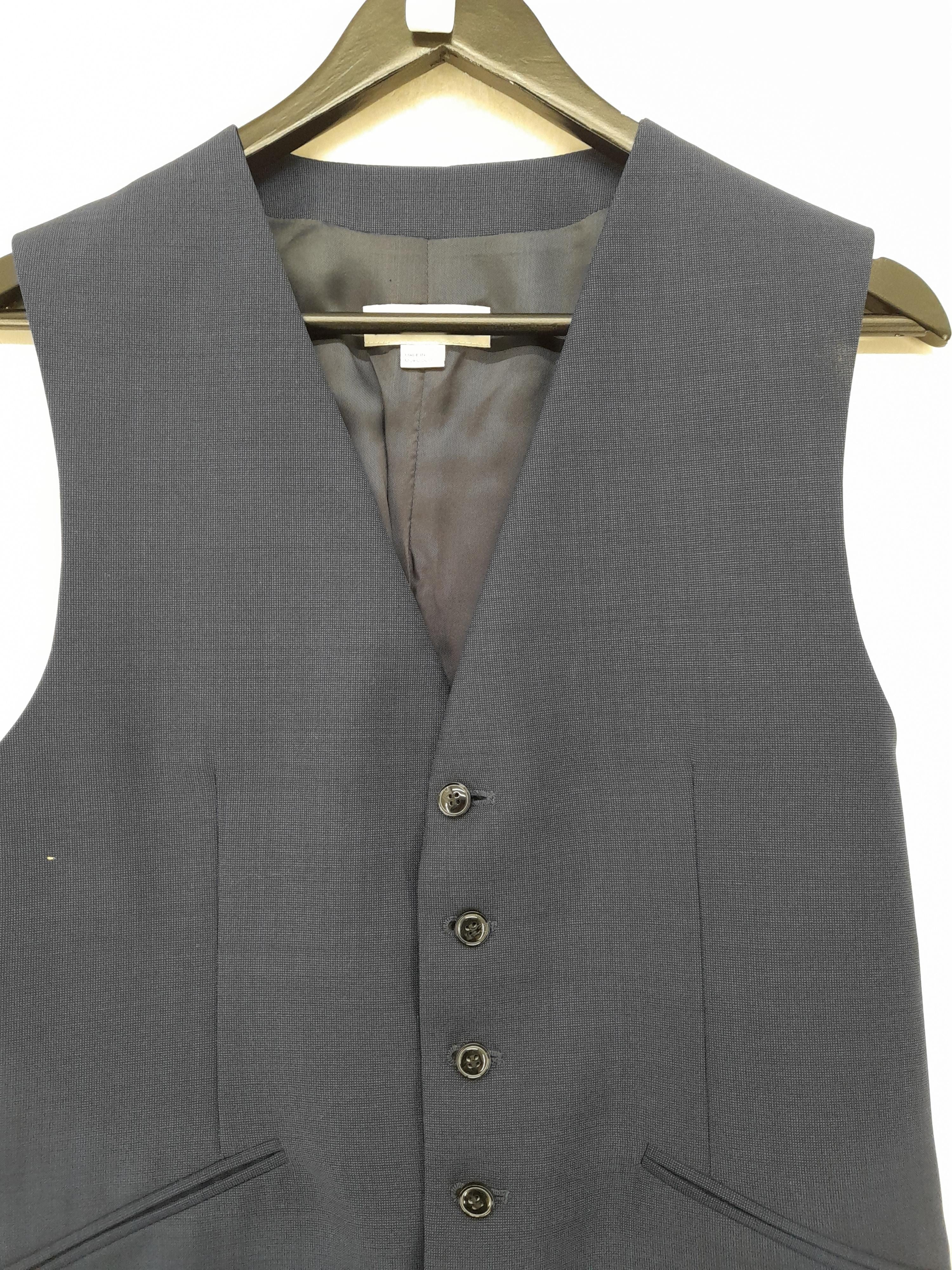 Reiss Men's Two Piece Suit M Blue Wool with Mohair, Viscose, Polyester 3 Piece - Image 8