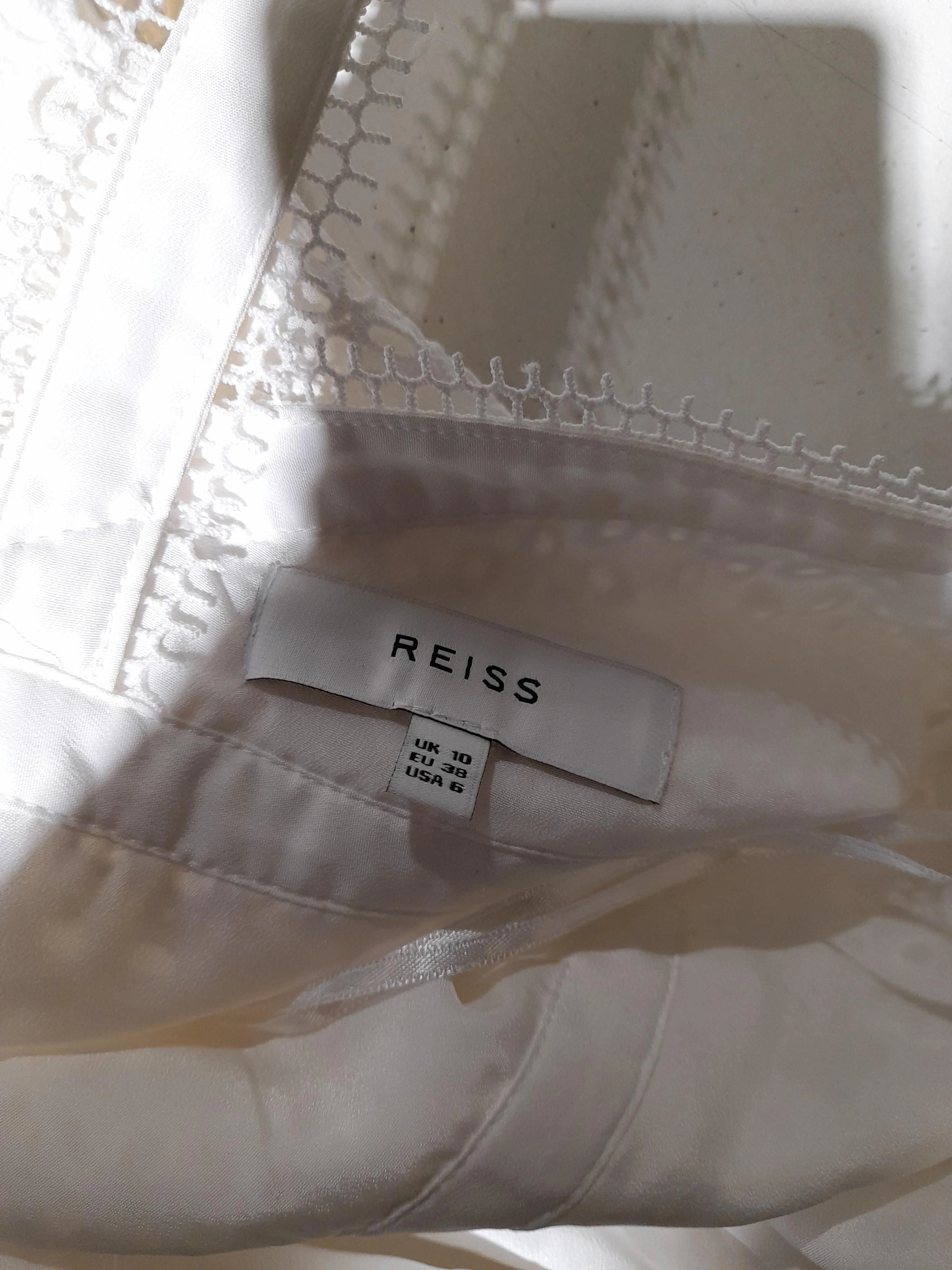 Reiss Mini Dress UK10 in White - Image 5