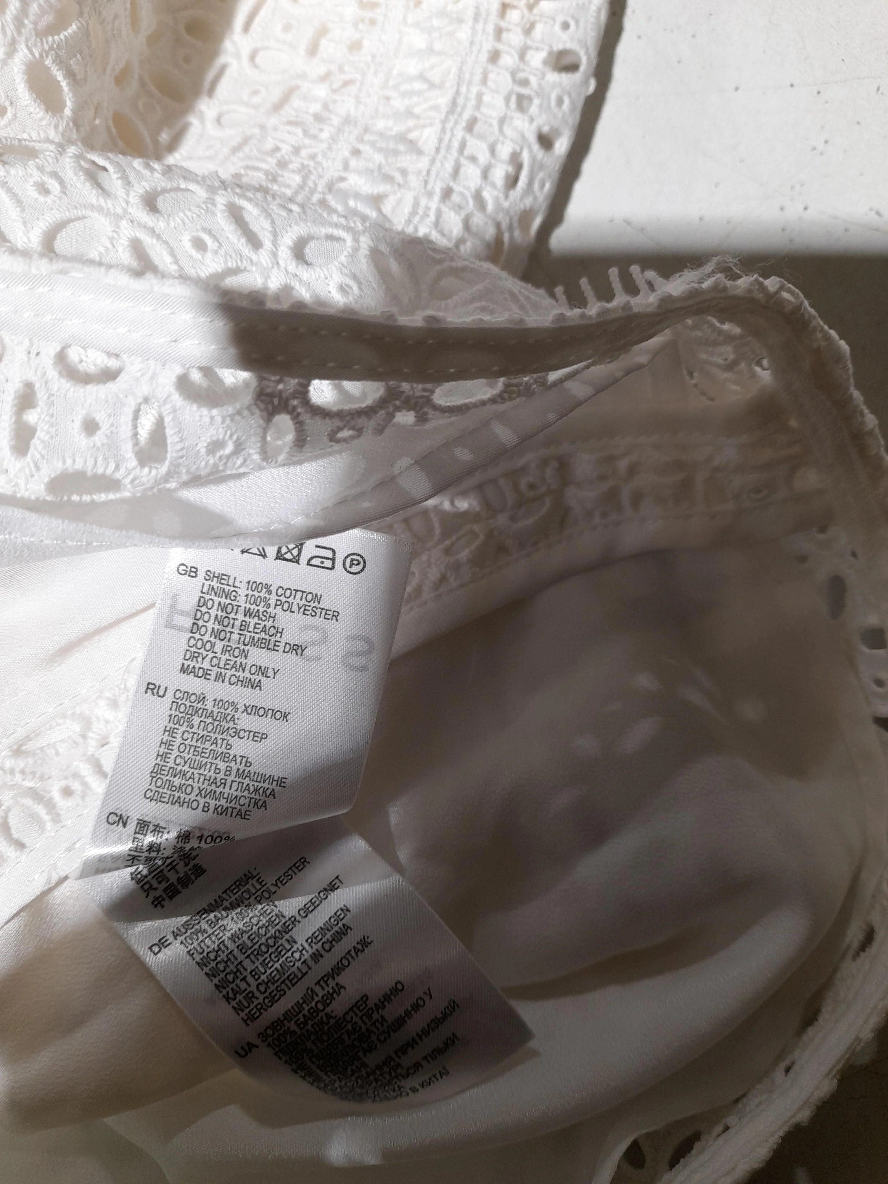 Reiss Mini Dress UK10 in White - Image 6