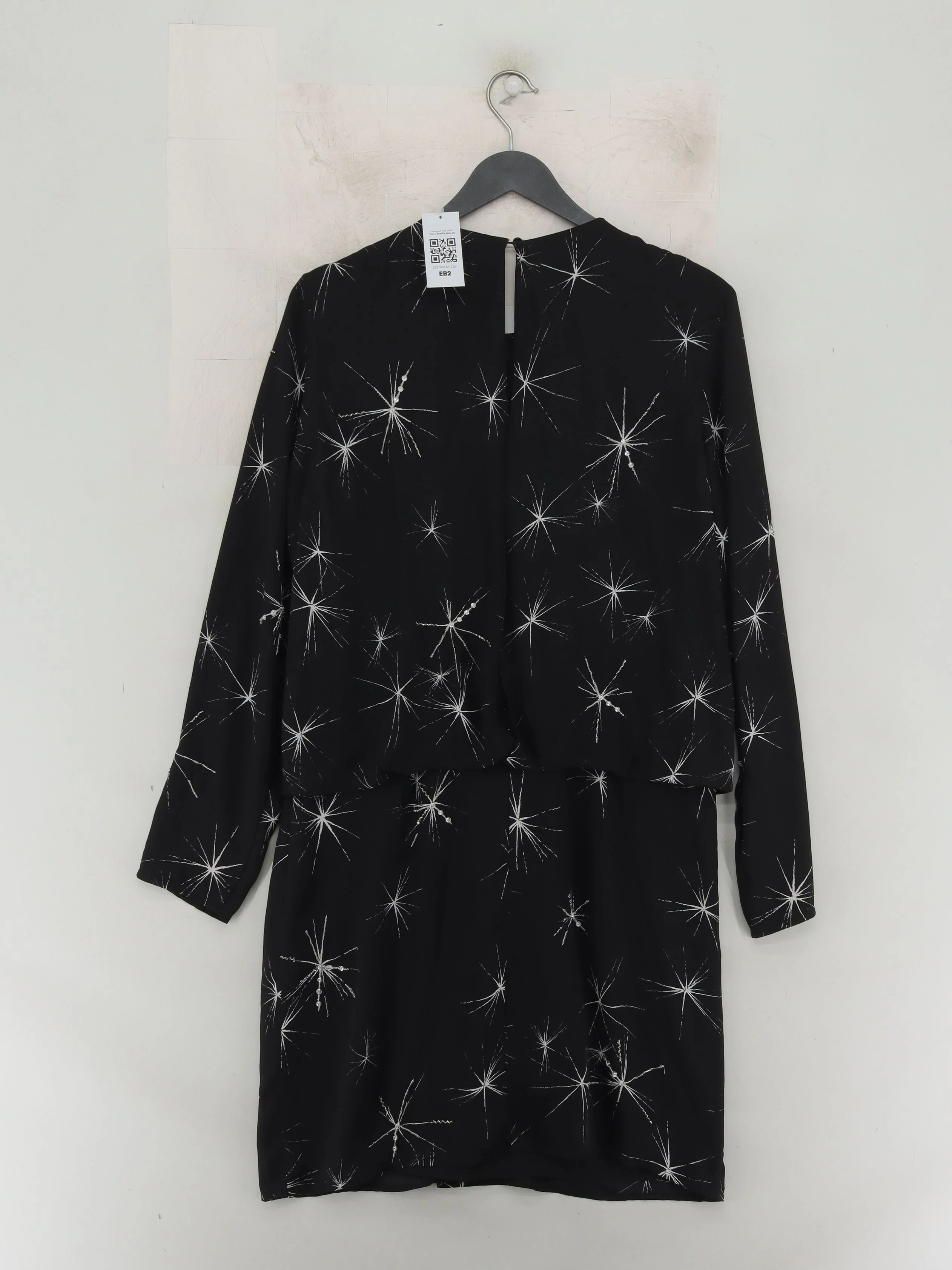 Reiss Mini Dress UK12 in Black - Image 2