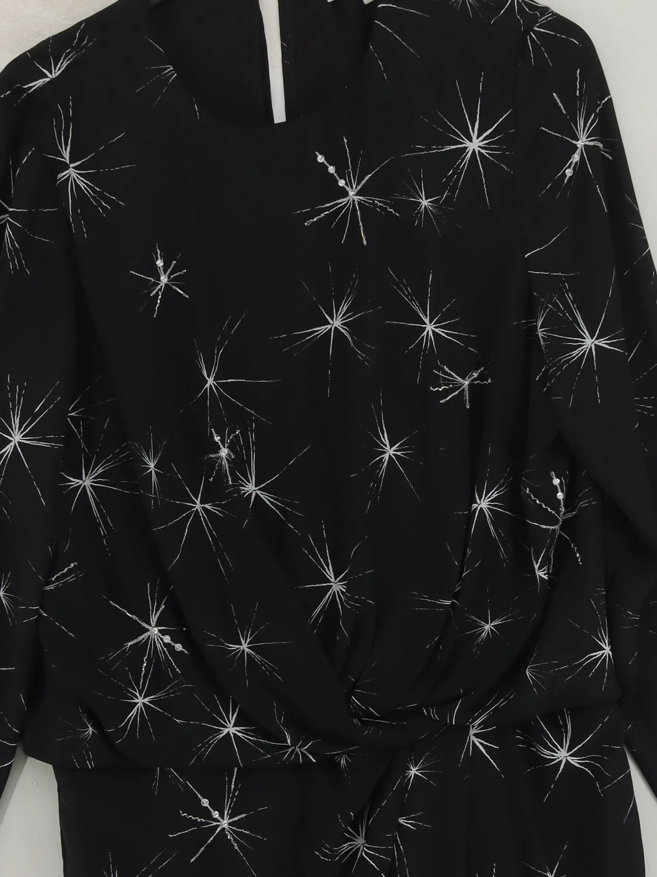 Reiss Mini Dress UK12 in Black - Image 3
