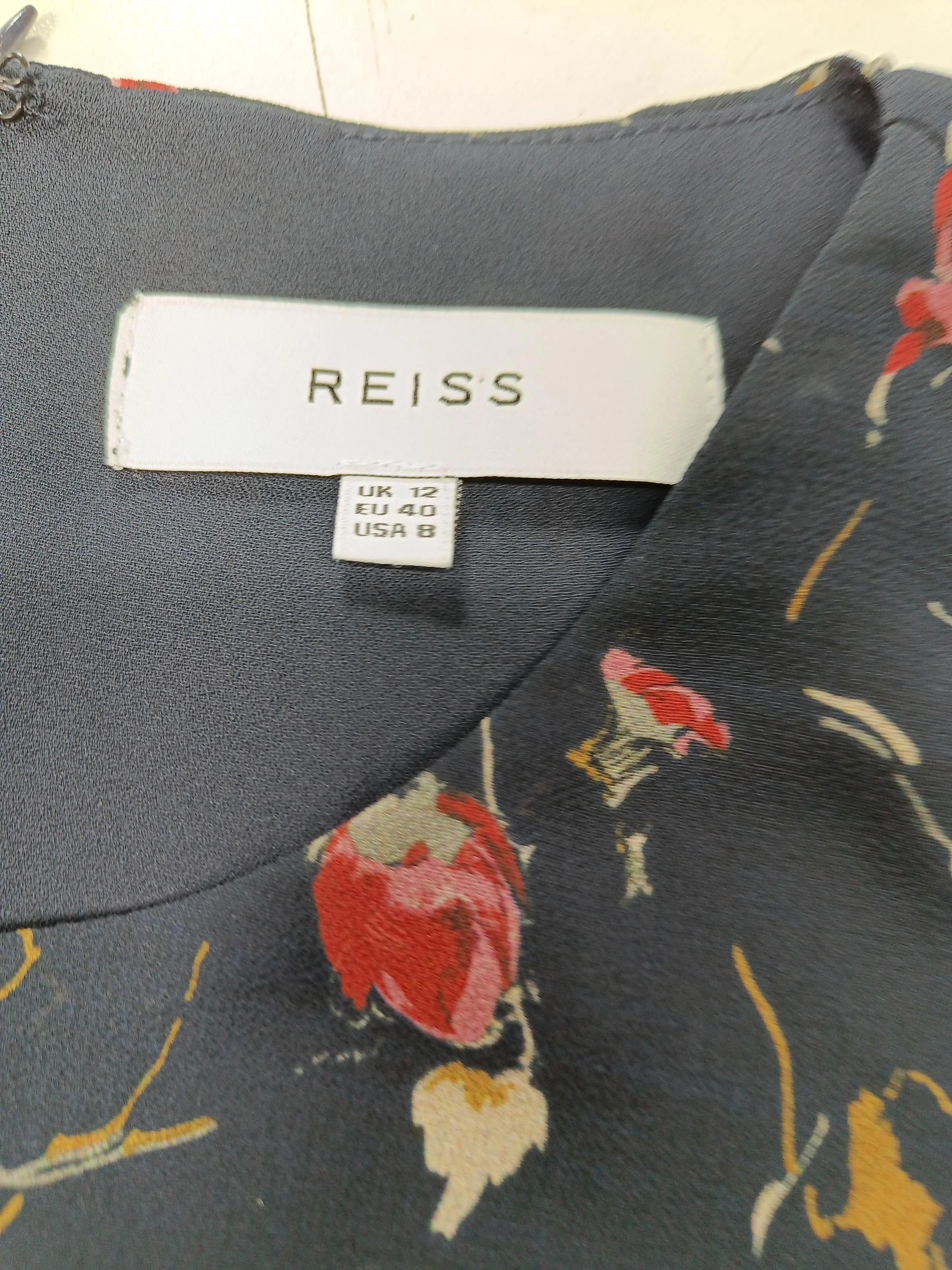 Reiss Mini Dress UK12 in Blue - Image 5
