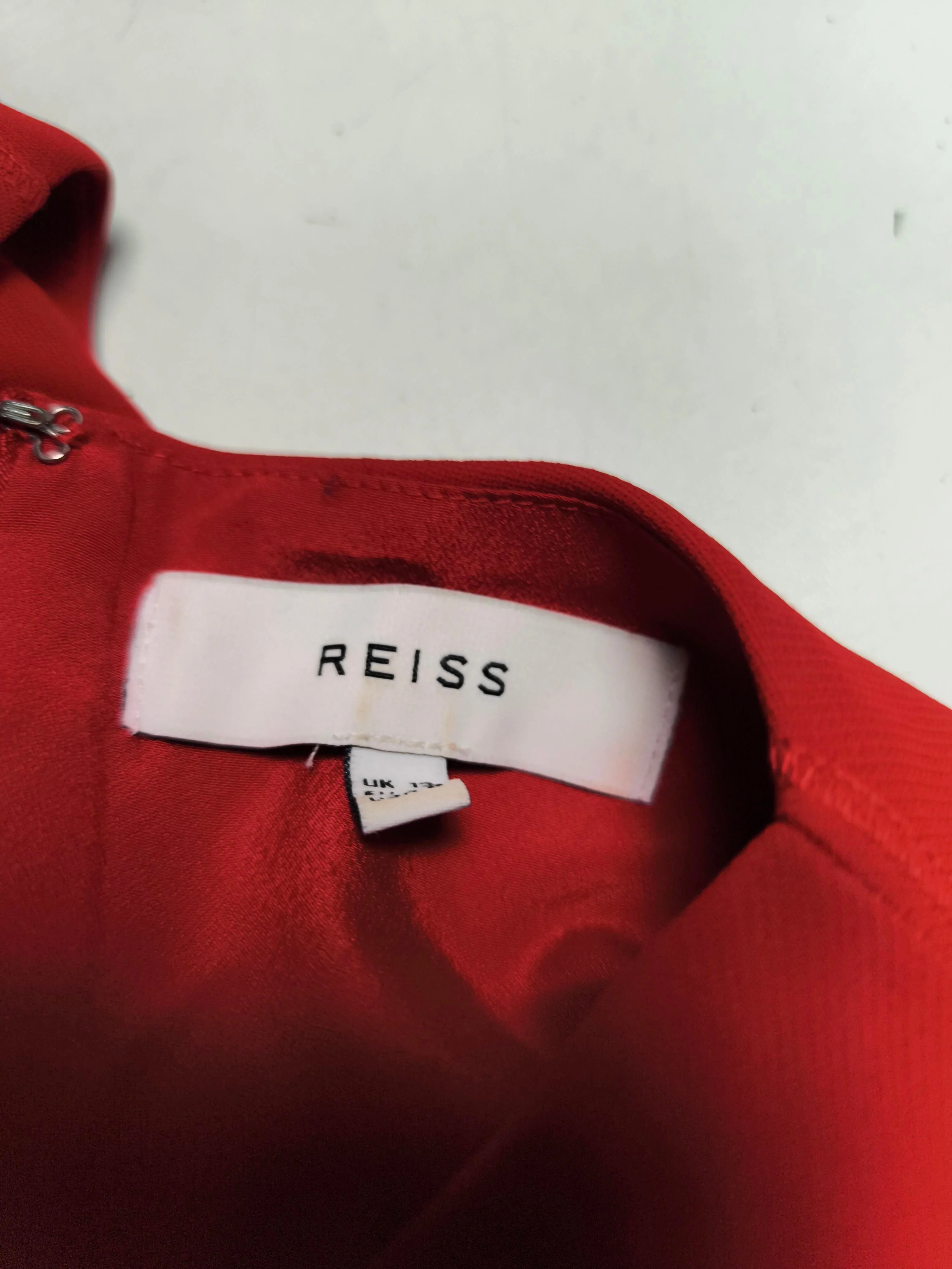 Reiss Mini Dress UK12 in Red - Image 5