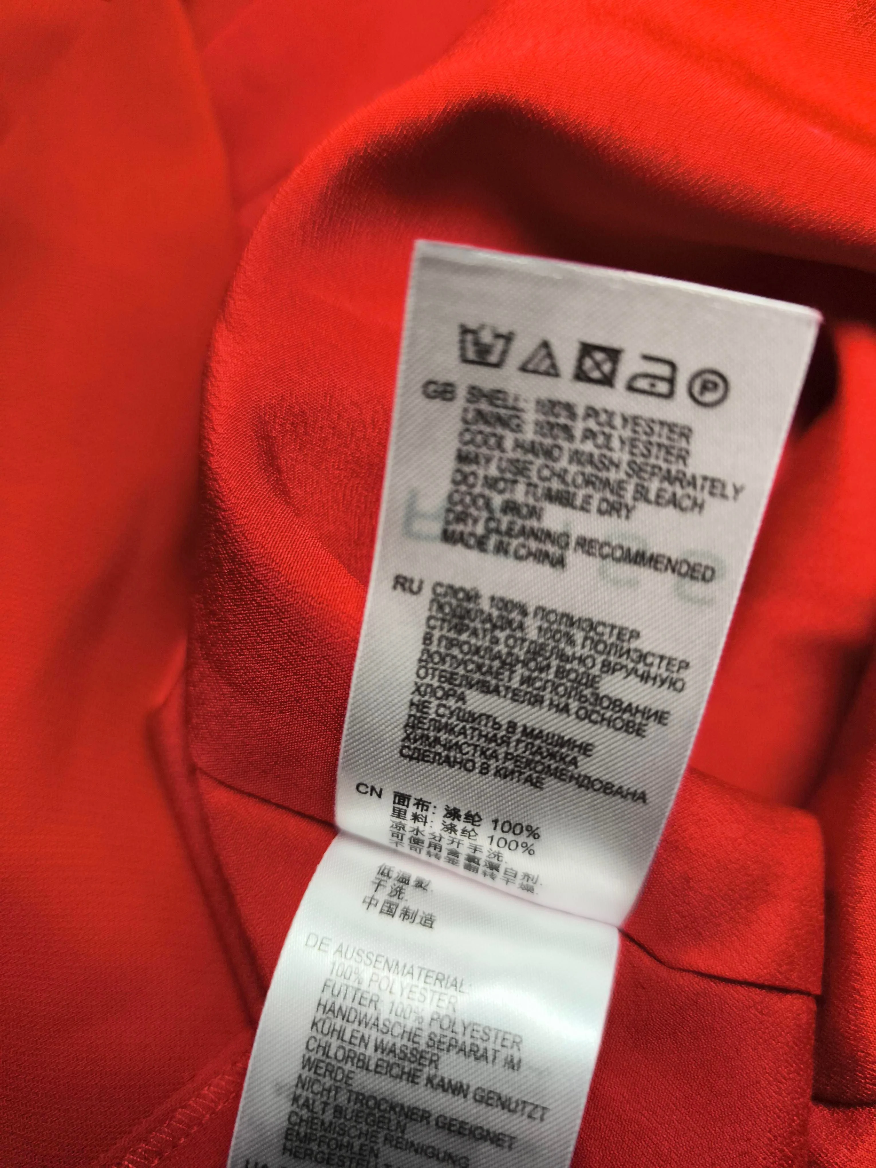 Reiss Mini Dress UK12 in Red - Image 6