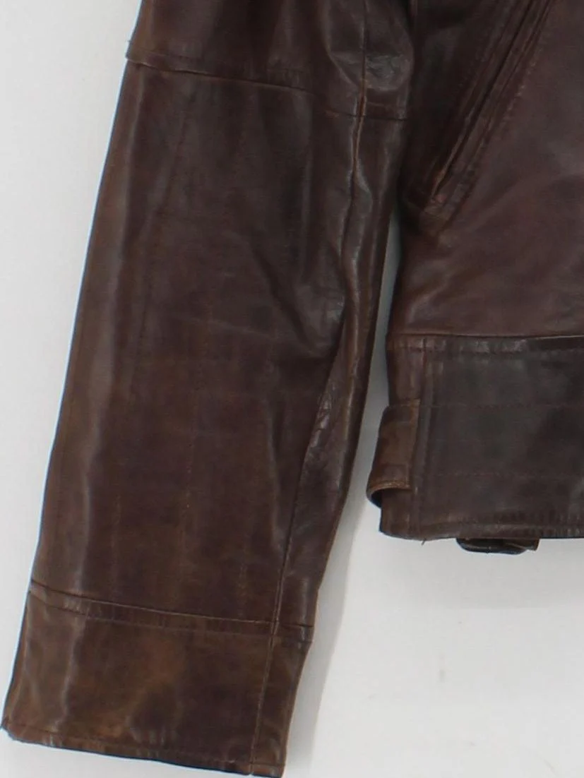 Reiss Motorcycle Jacket jacket brown - Image 4
