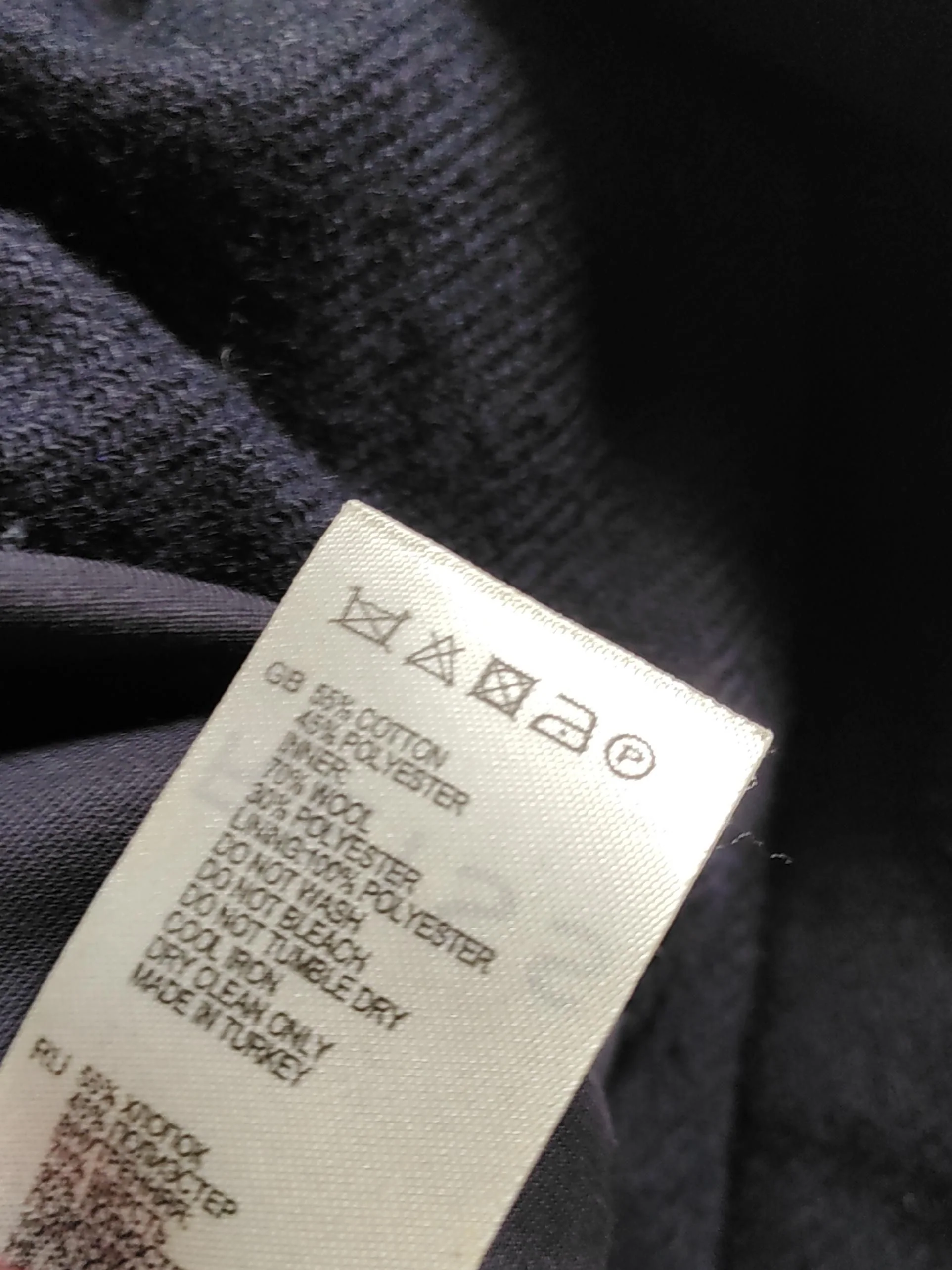 Reiss Overcoat jacket blue - Image 6