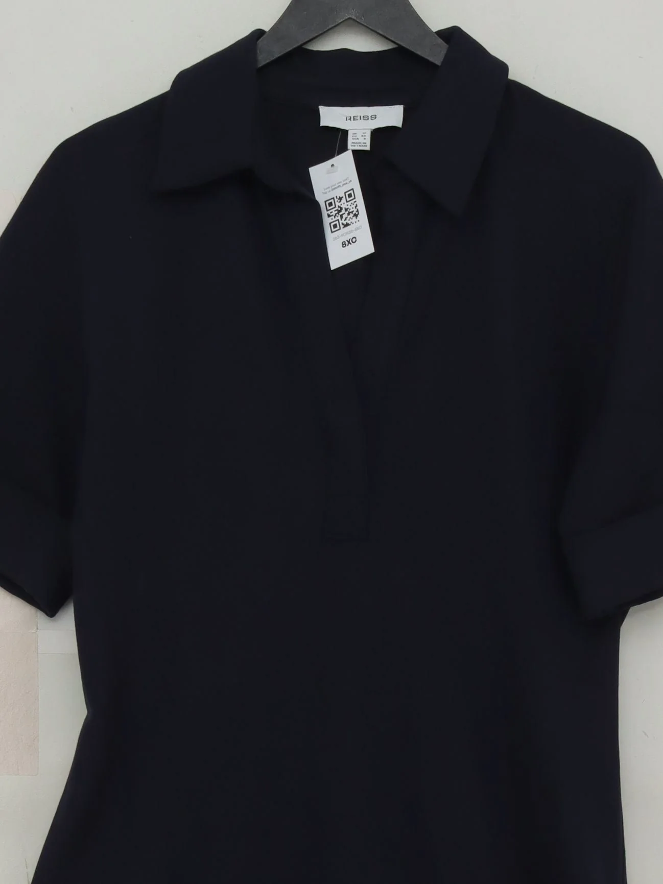 Reiss Shirt Midi Dress UK12 in Blue - Image 3