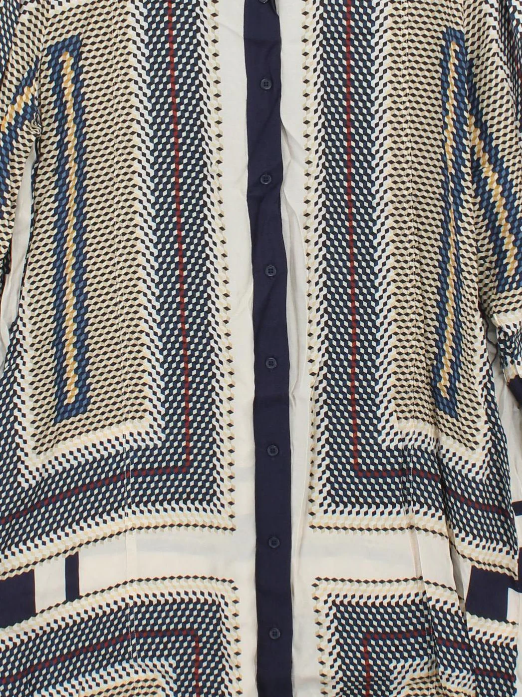 Reiss Shirt Midi Dress UK14 in Multi - Image 3
