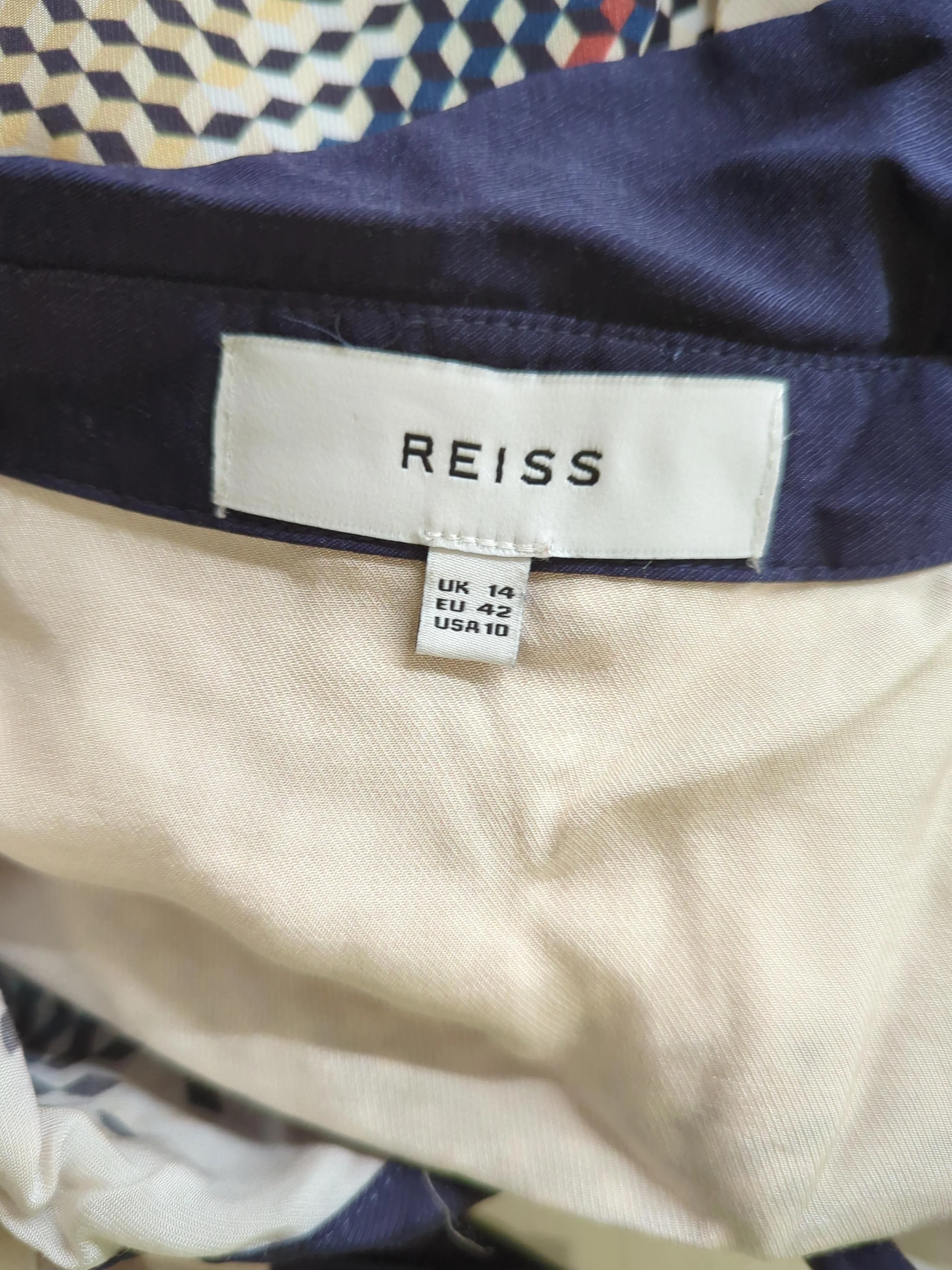 Reiss Shirt Midi Dress UK14 in Multi - Image 5