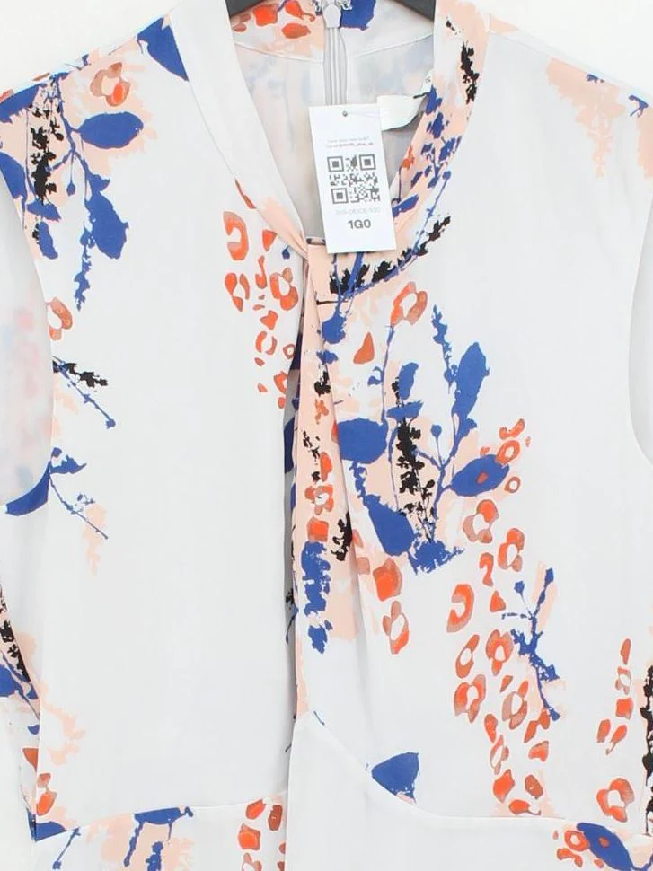 Reiss Shirt Mini Dress UK10 in White - Image 3
