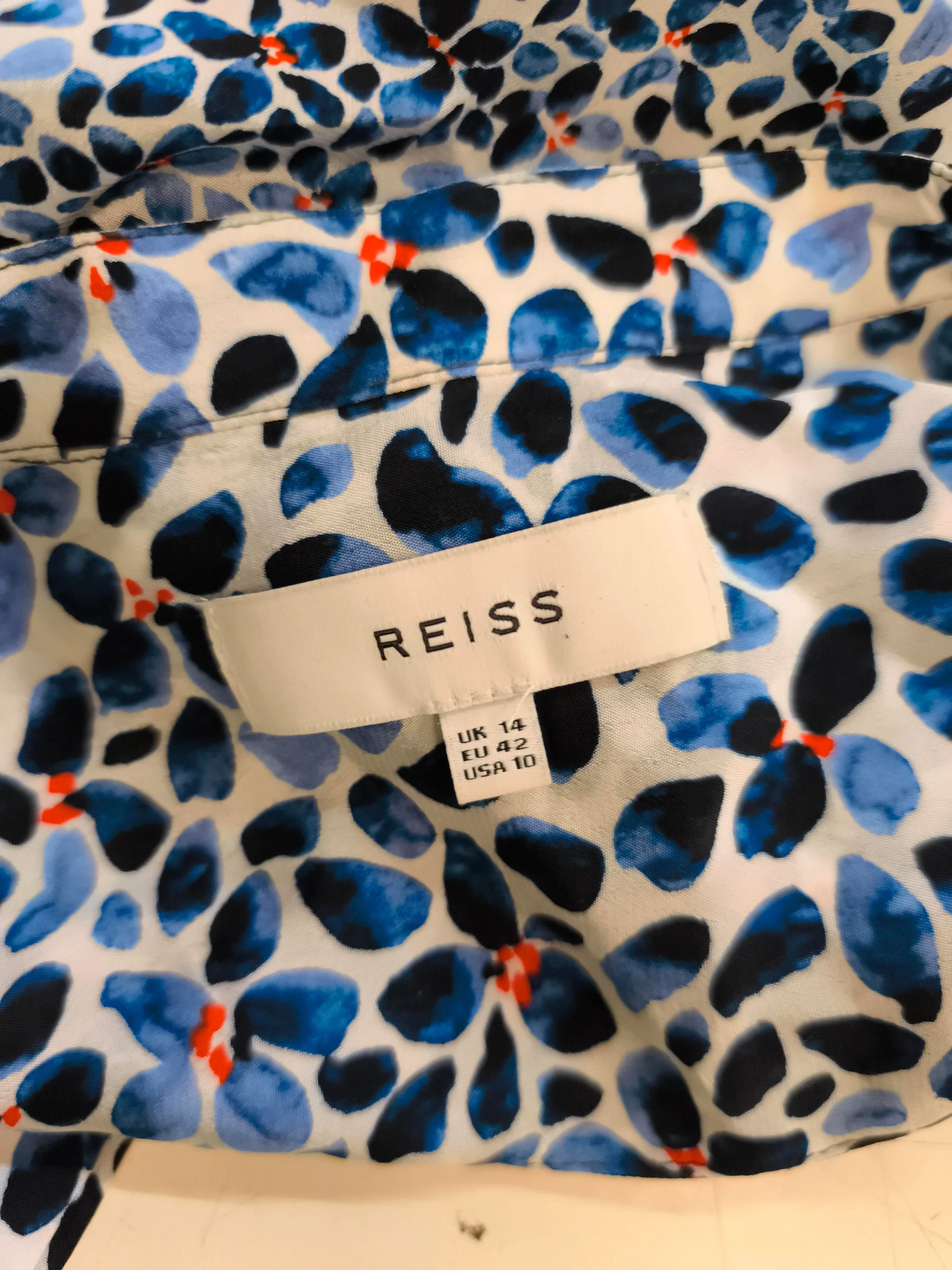 Reiss Shirt Mini Dress UK14 in Multi - Image 5