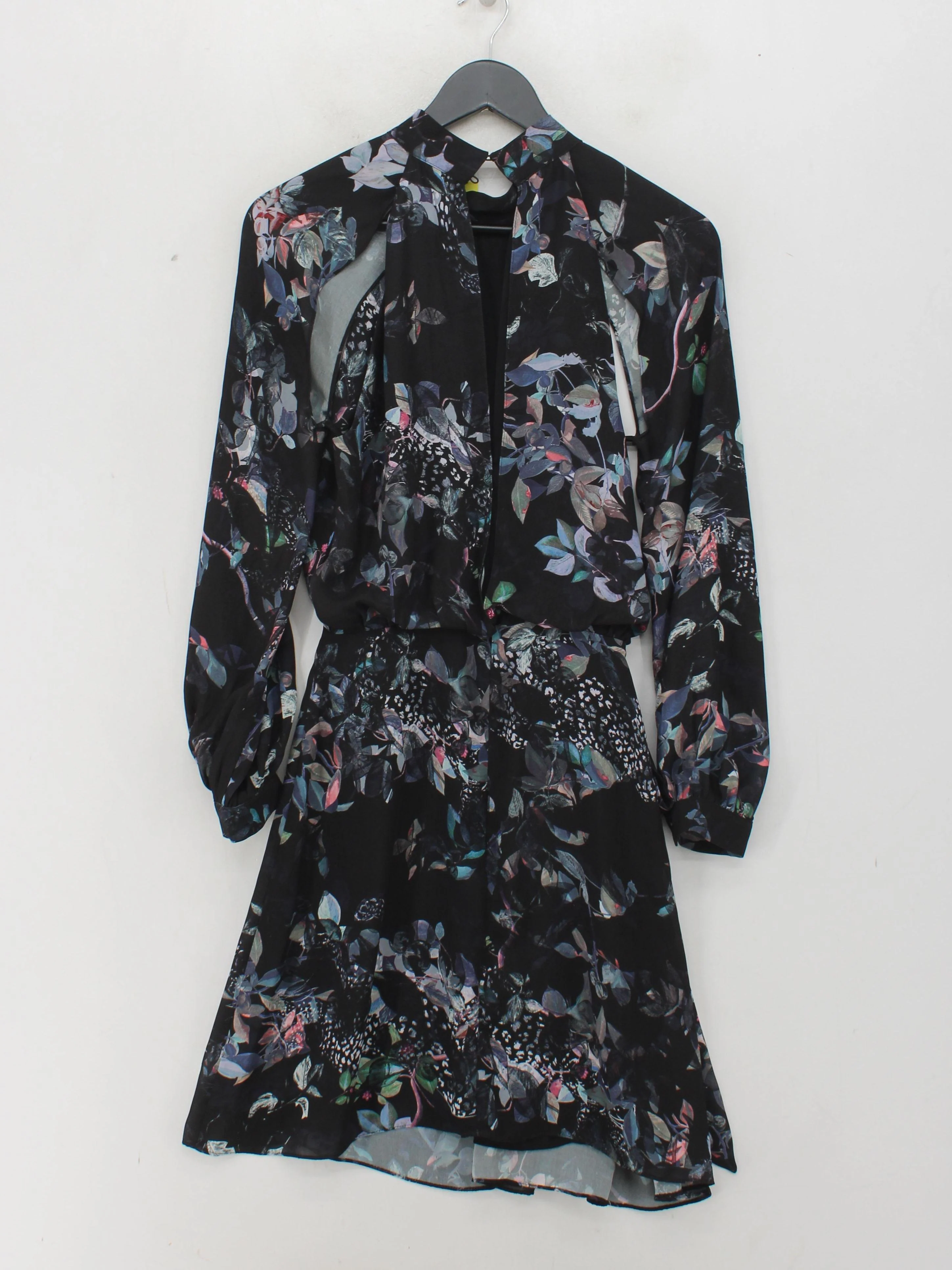 Reiss Shirt Mini Dress UK6 in Black - Image 2