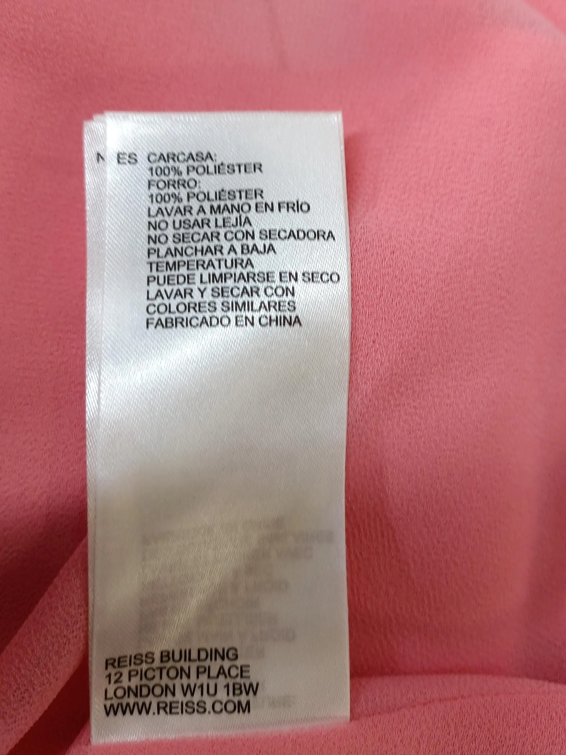 Reiss Skater Midi Dress UK16 in Pink - Image 6