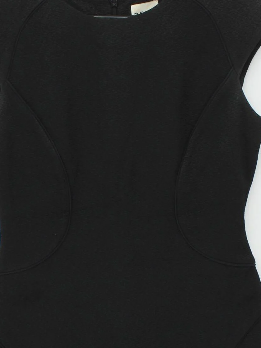 Reiss Skater Mini Dress UK10 in Black - Image 3