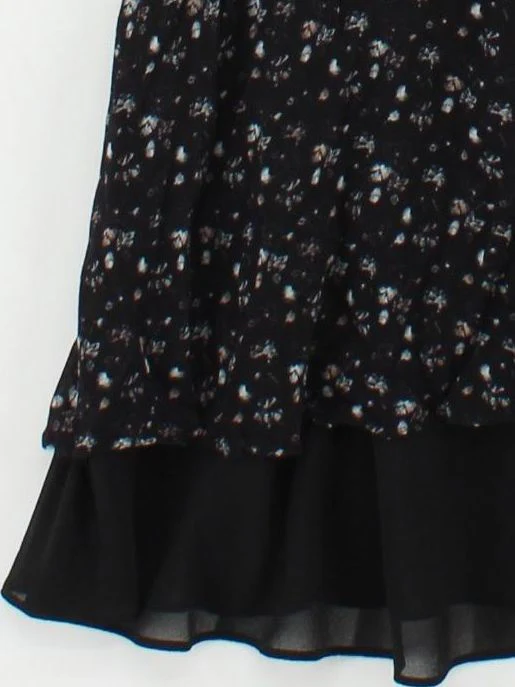 Reiss Skater Mini Dress UK10 in Black - Image 4