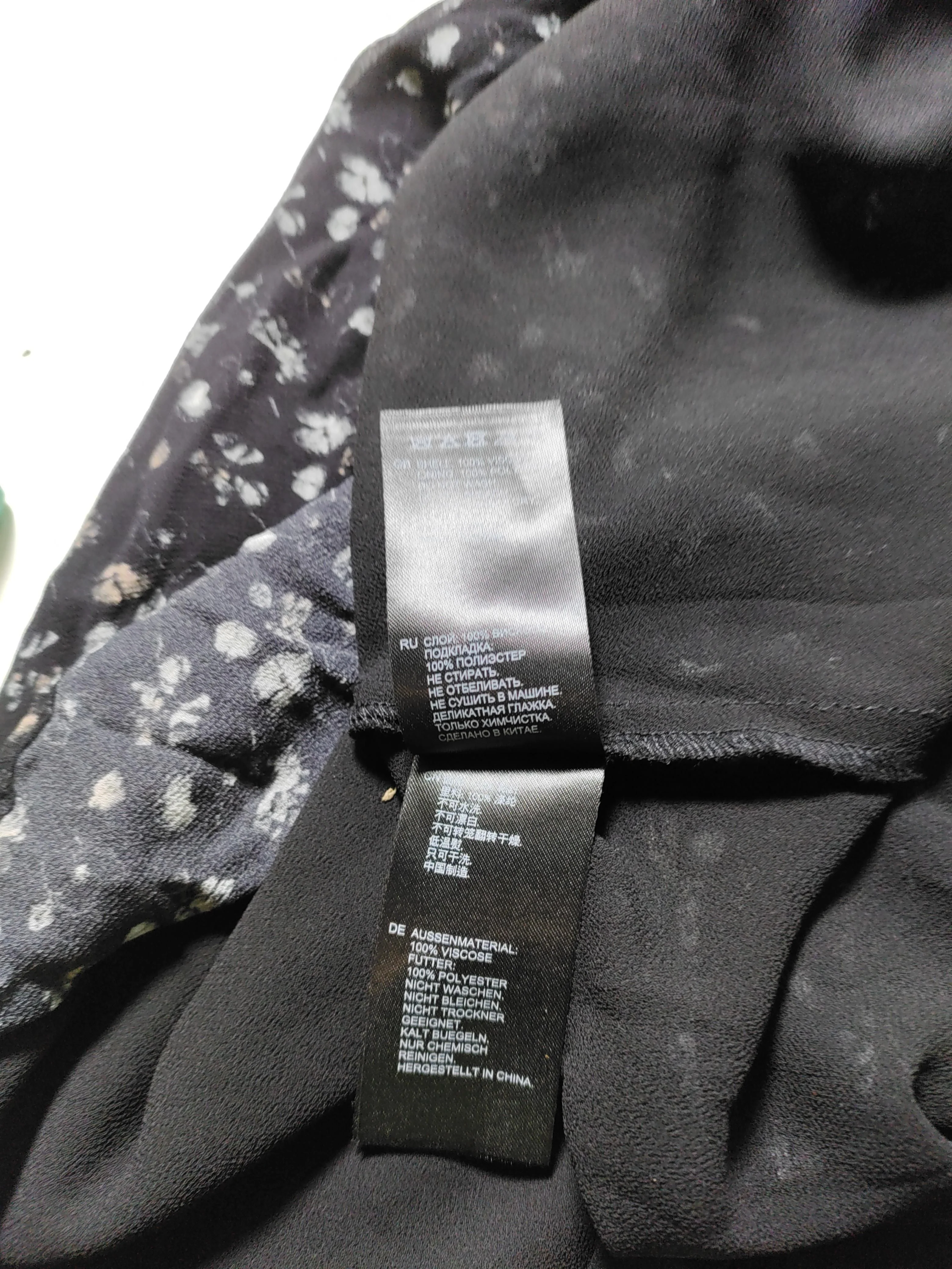 Reiss Skater Mini Dress UK10 in Black - Image 6