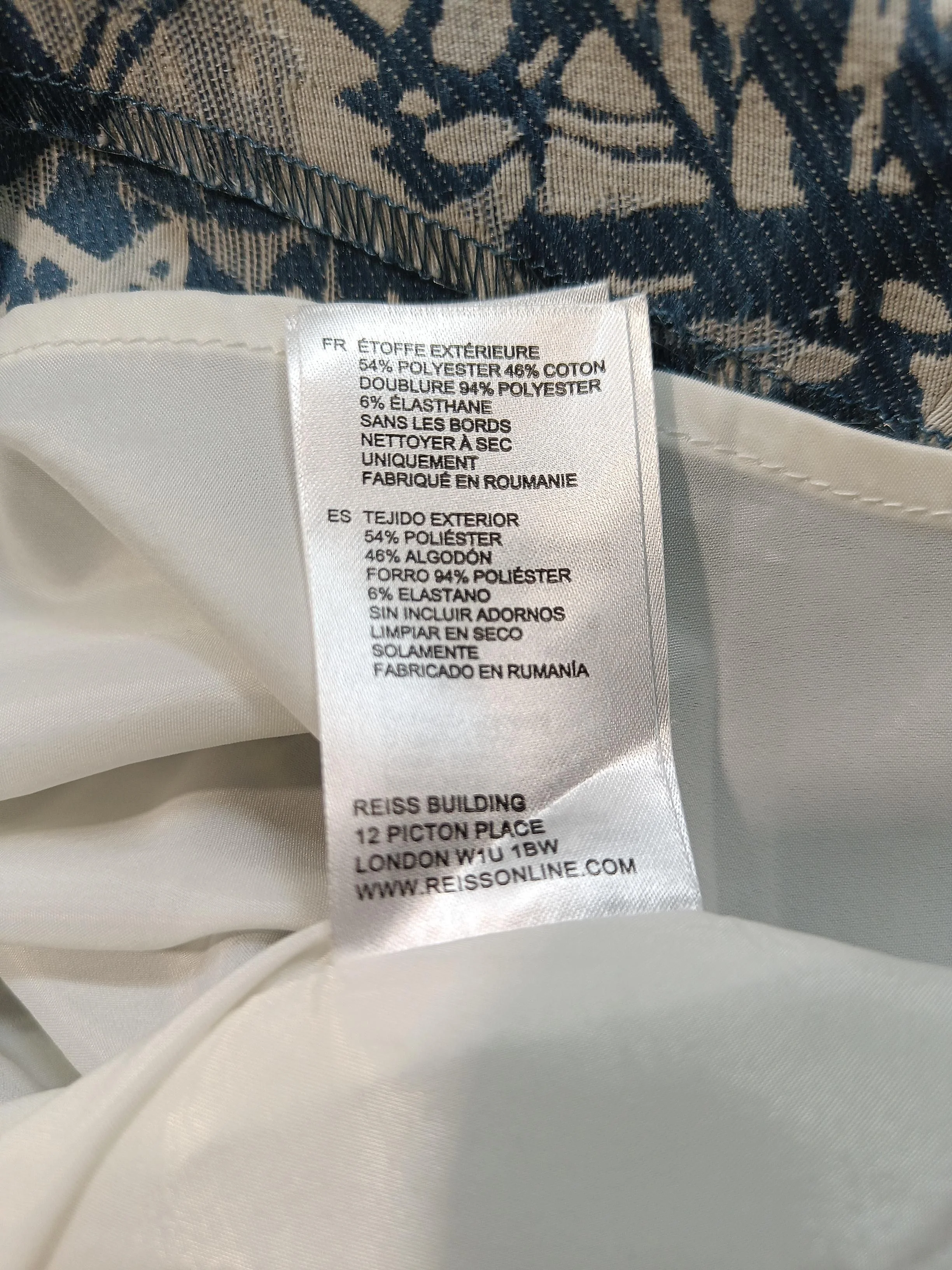 Reiss Skater Mini Dress UK10 in White - Image 6