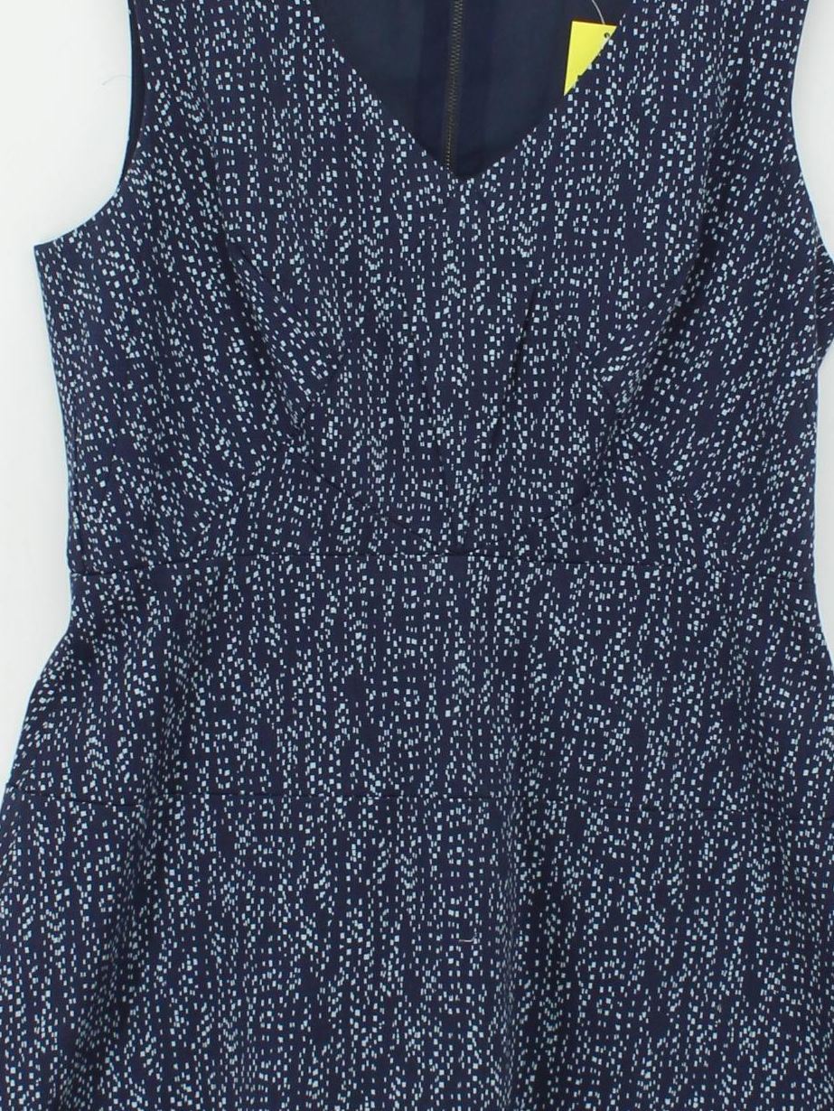 Reiss Skater Mini Dress UK12 in Blue - Image 3
