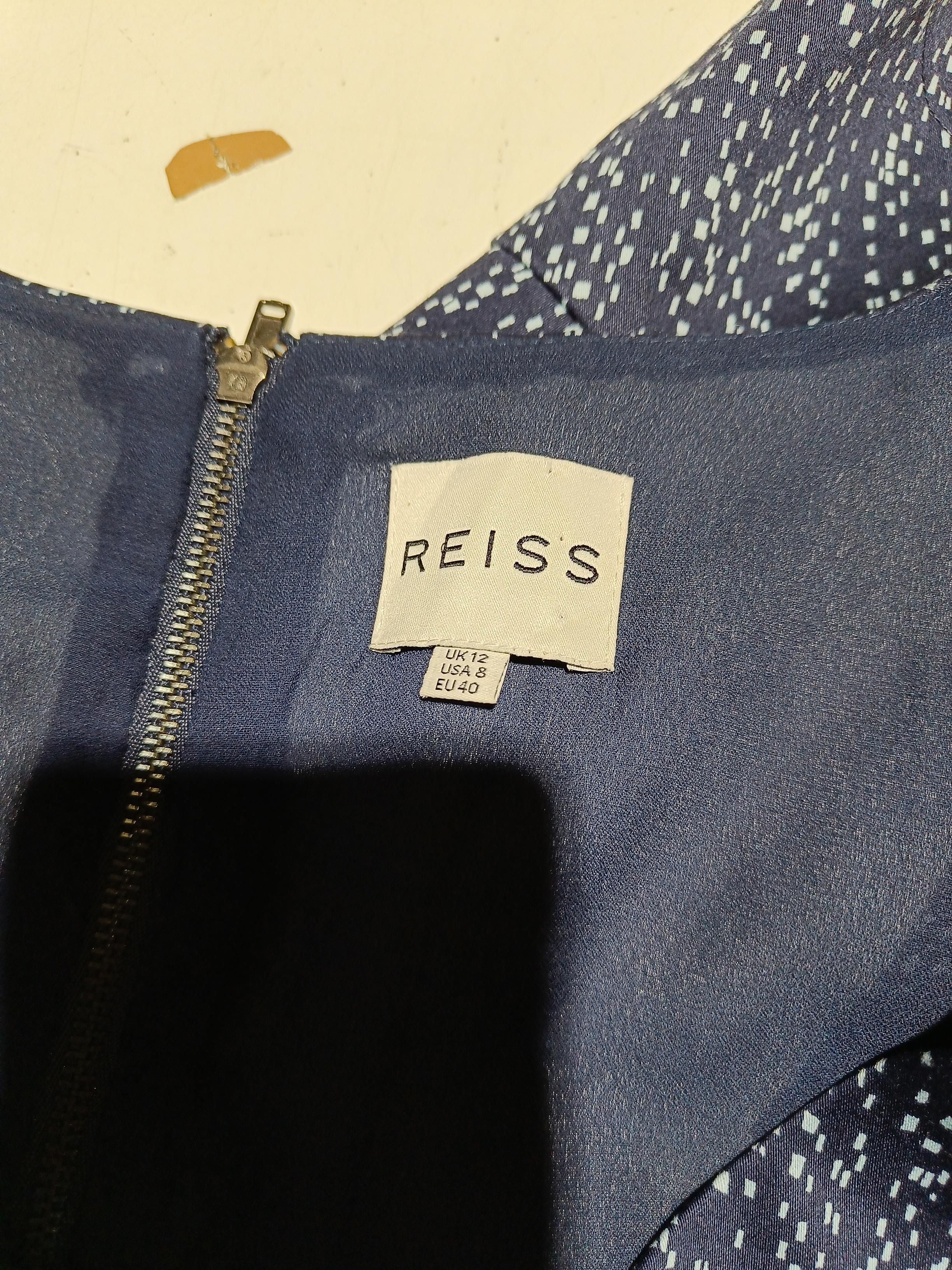Reiss Skater Mini Dress UK12 in Blue - Image 5