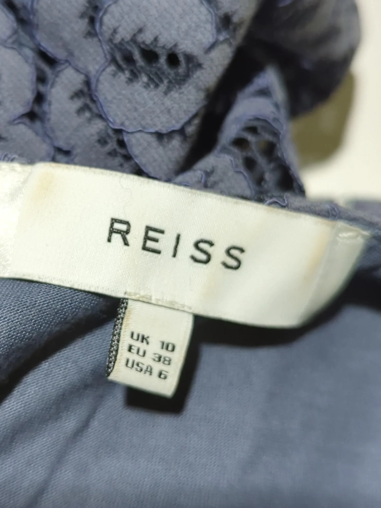 Reiss T-Shirt Midi Dress UK10 in Blue - Image 6