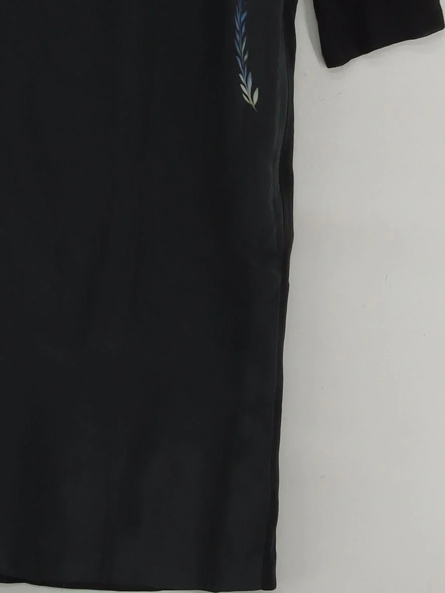 Reiss T-Shirt Midi Dress UK12 in Black - Image 4