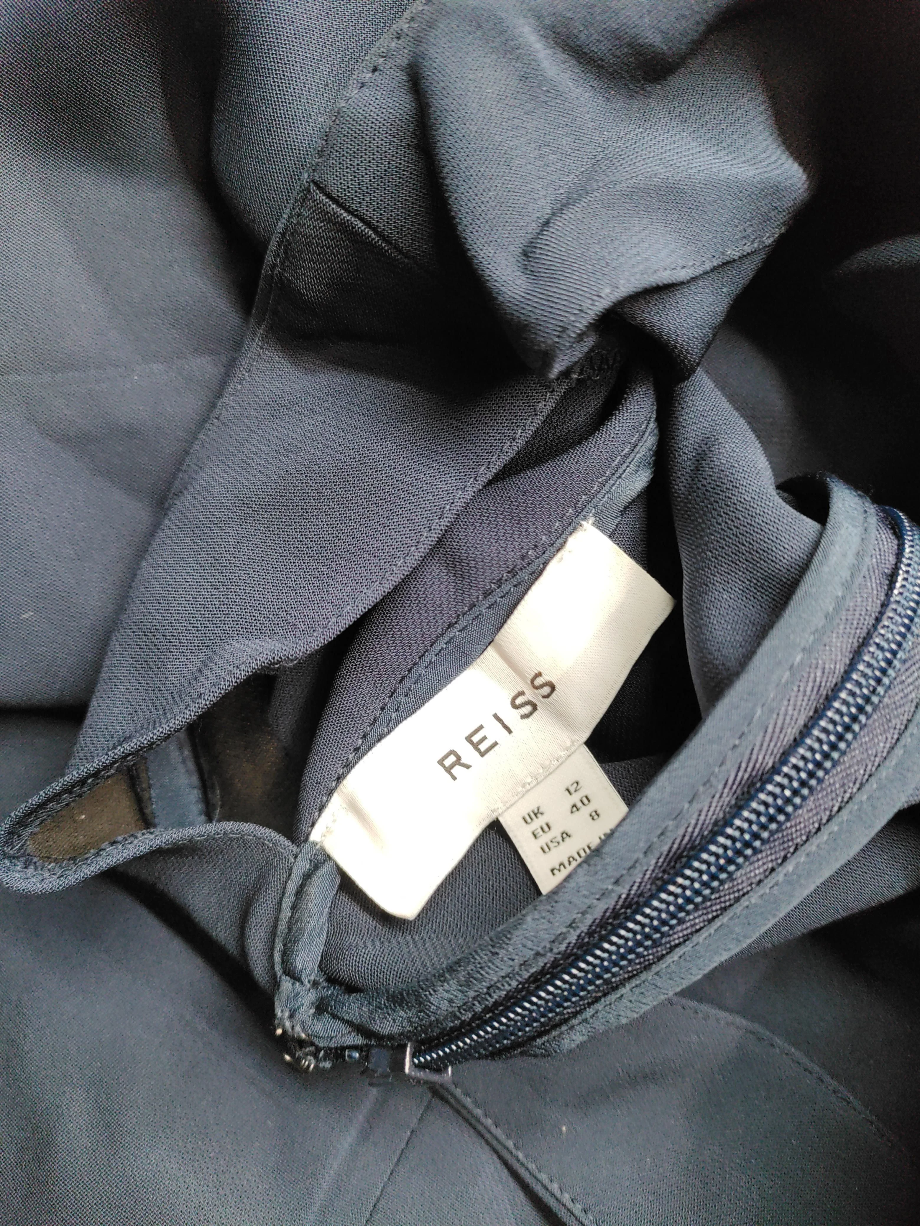 Reiss T-Shirt Midi Dress UK12 in Blue - Image 6