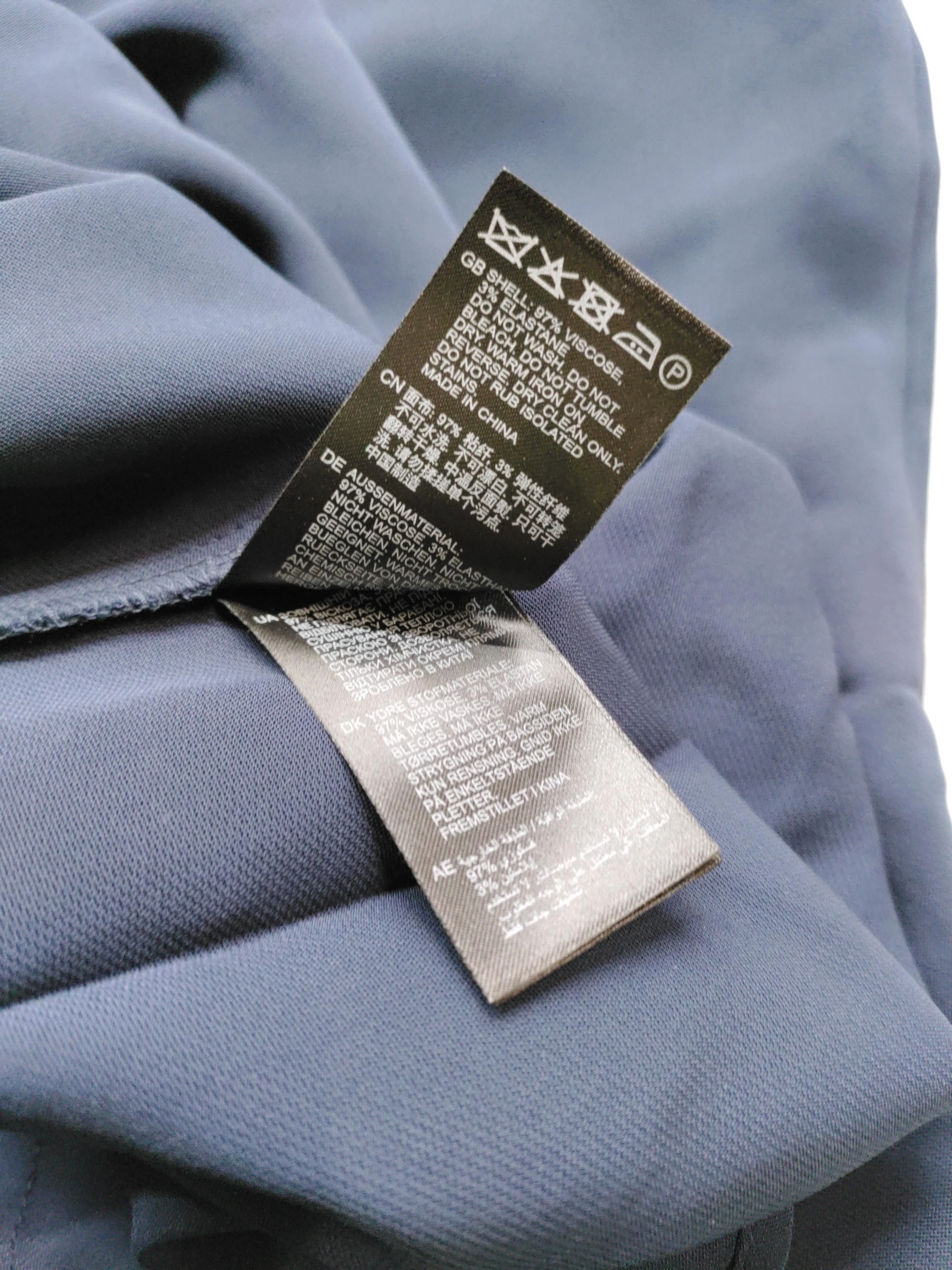 Reiss T-Shirt Midi Dress UK12 in Blue - Image 7
