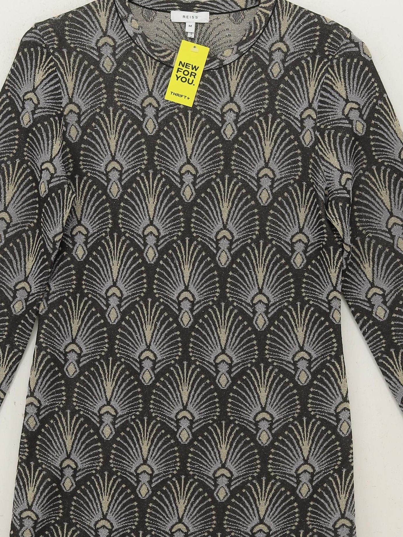 Reiss T-Shirt Mini Dress M in Multi - Image 3