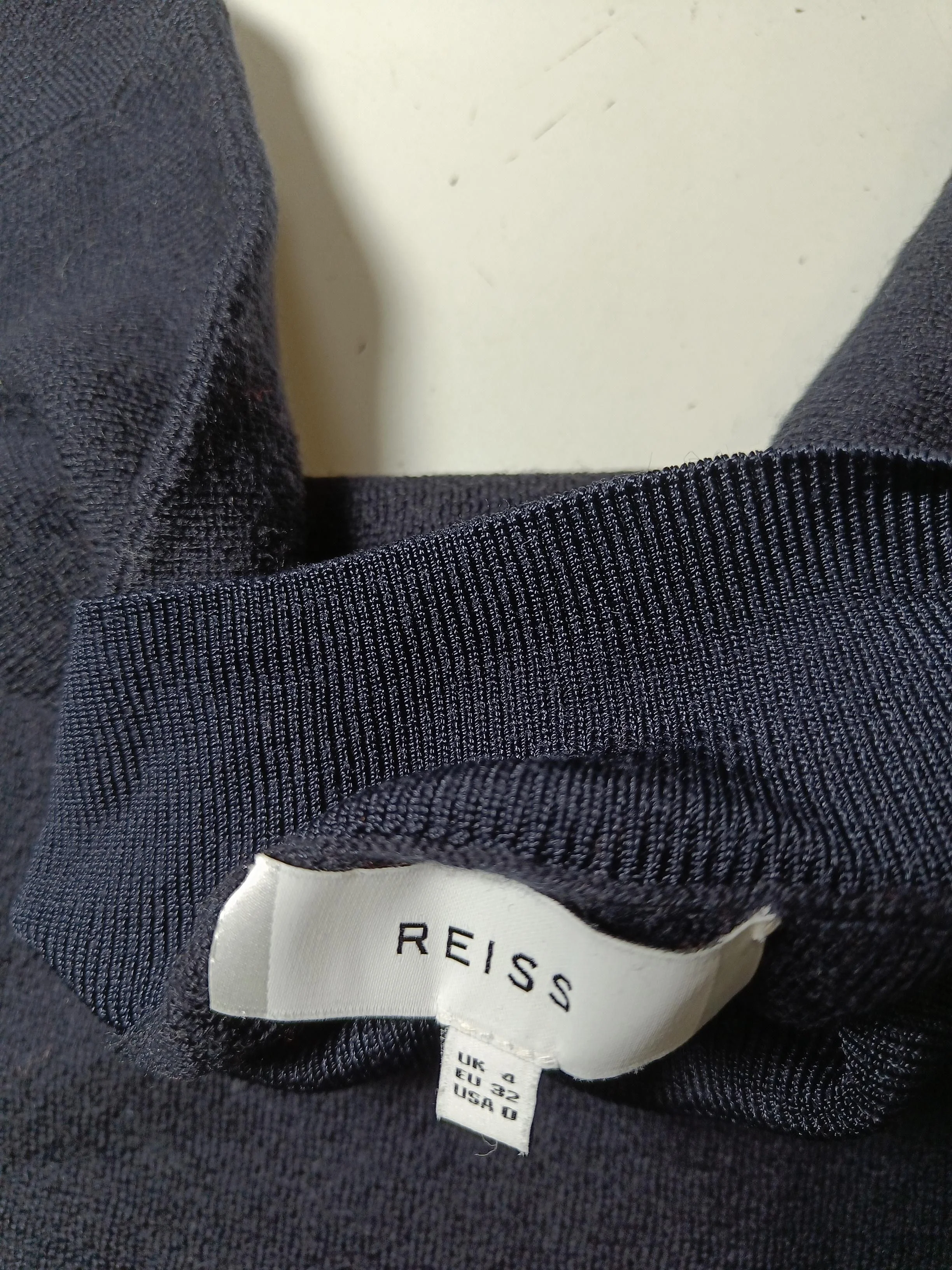 Reiss T-Shirt Mini Dress UK4 in Blue - Image 6