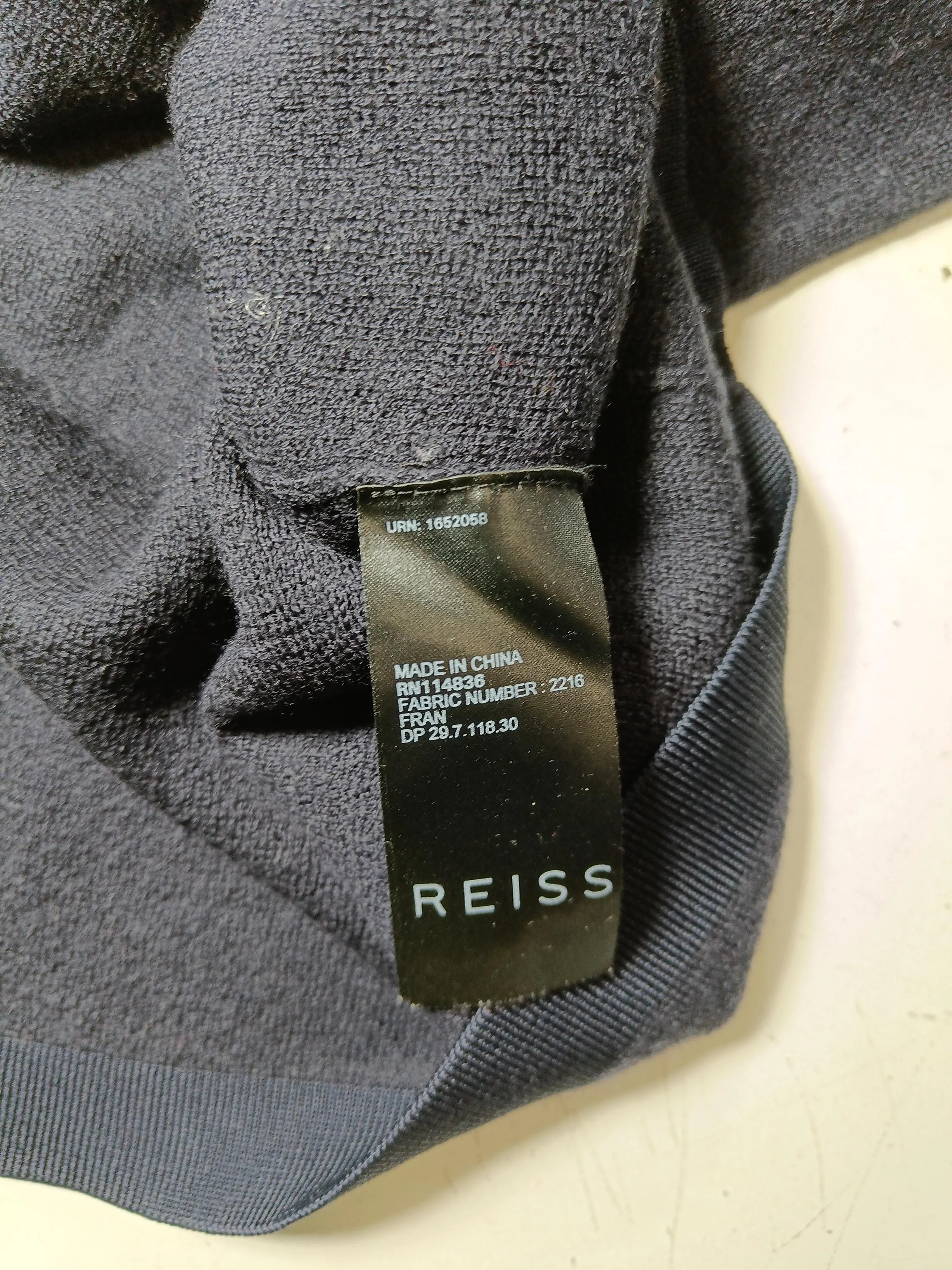 Reiss T-Shirt Mini Dress UK4 in Blue - Image 7