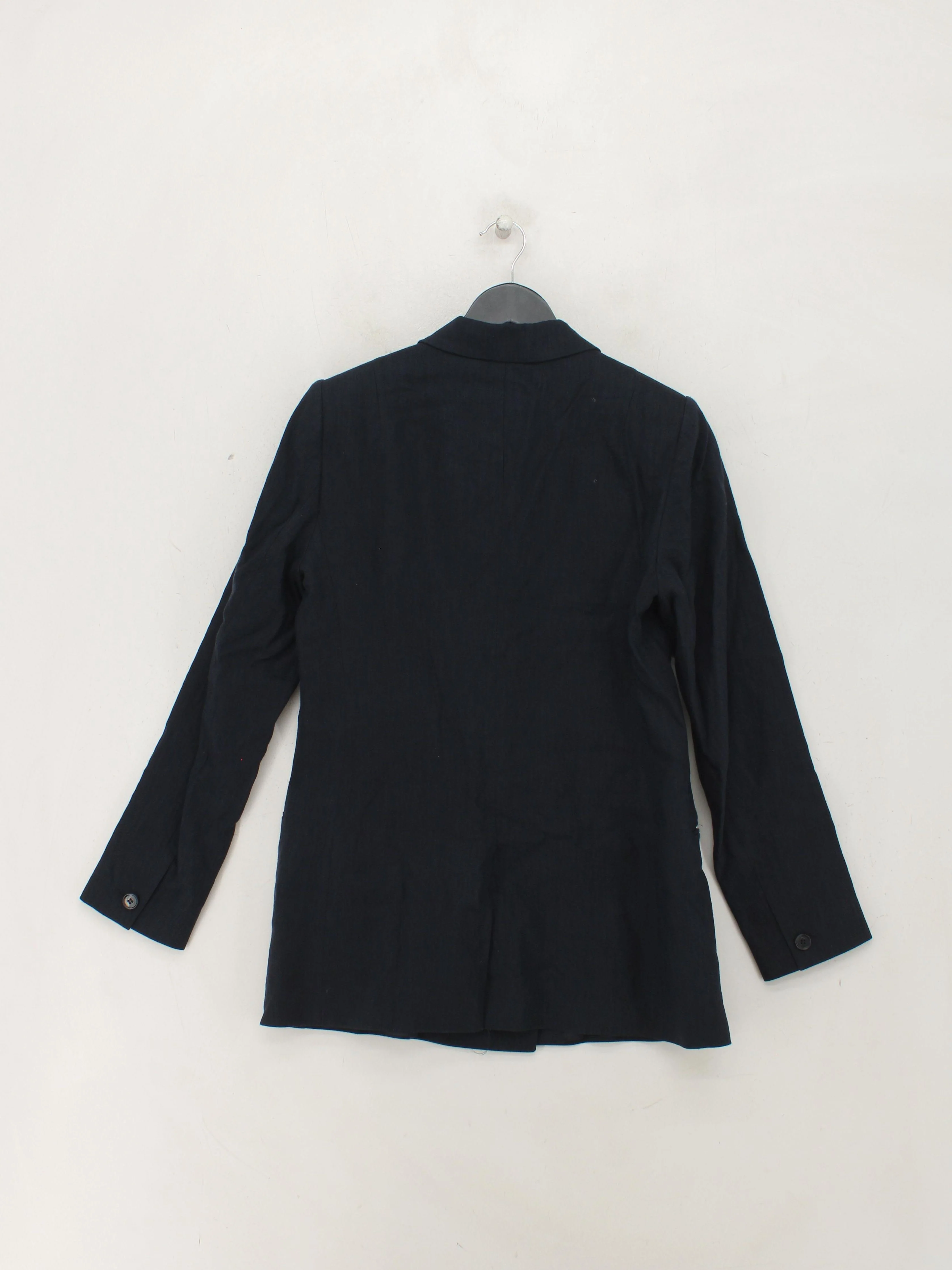 Reiss Women's Blazer Chest: 38 in Blue Linen with Viscose, Elastane Overcoat - Image 2