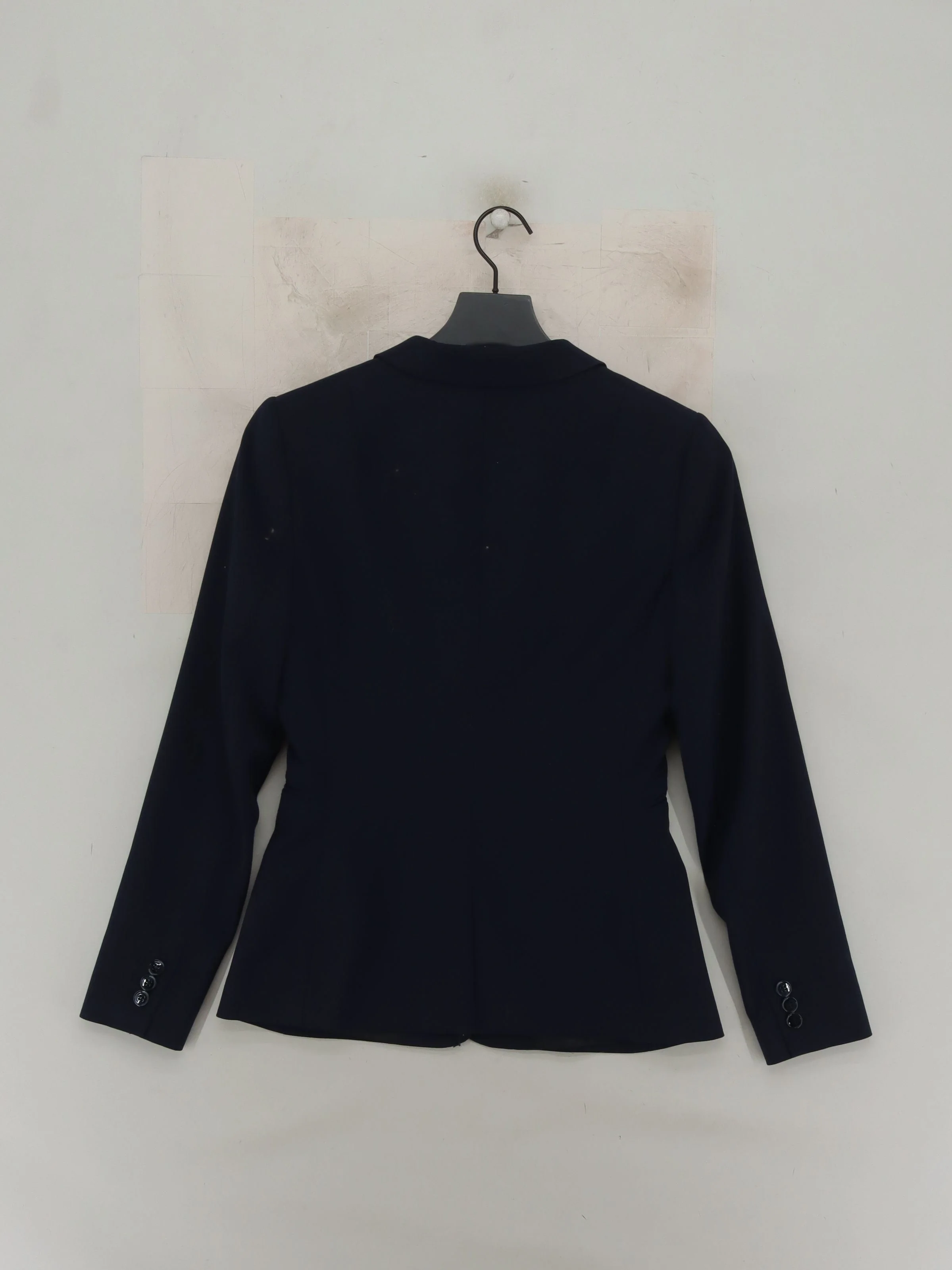 Reiss Women's Blazer UK 10 Blue Wool with Polyester, Elastane Overcoat - Image 2